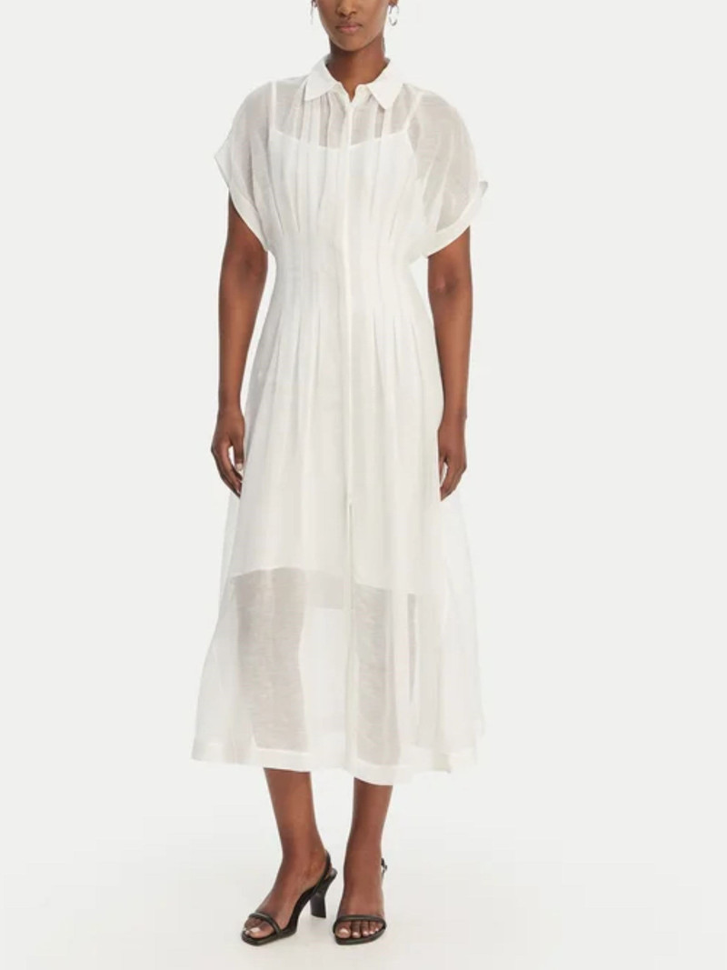 BOSS Viscose and linen dress outlook