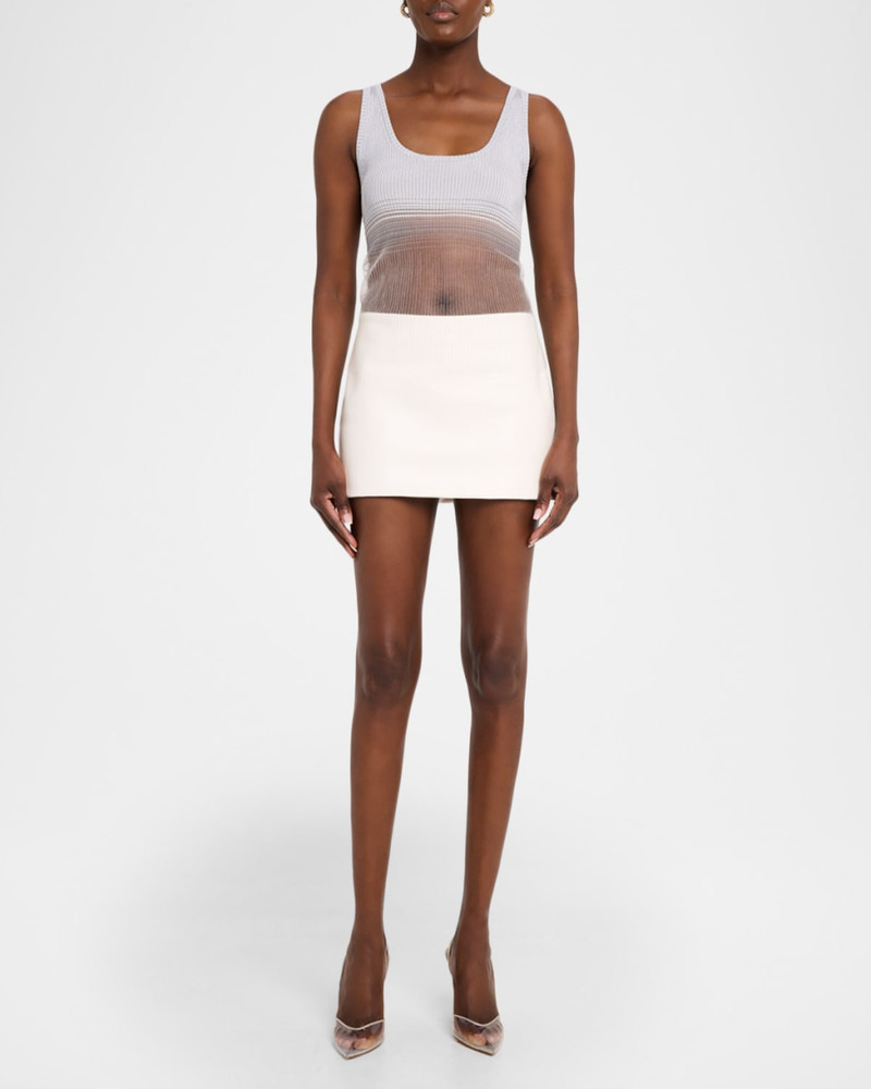 GRACE LING Evanescent Sheer Degrade Tank Top outlook