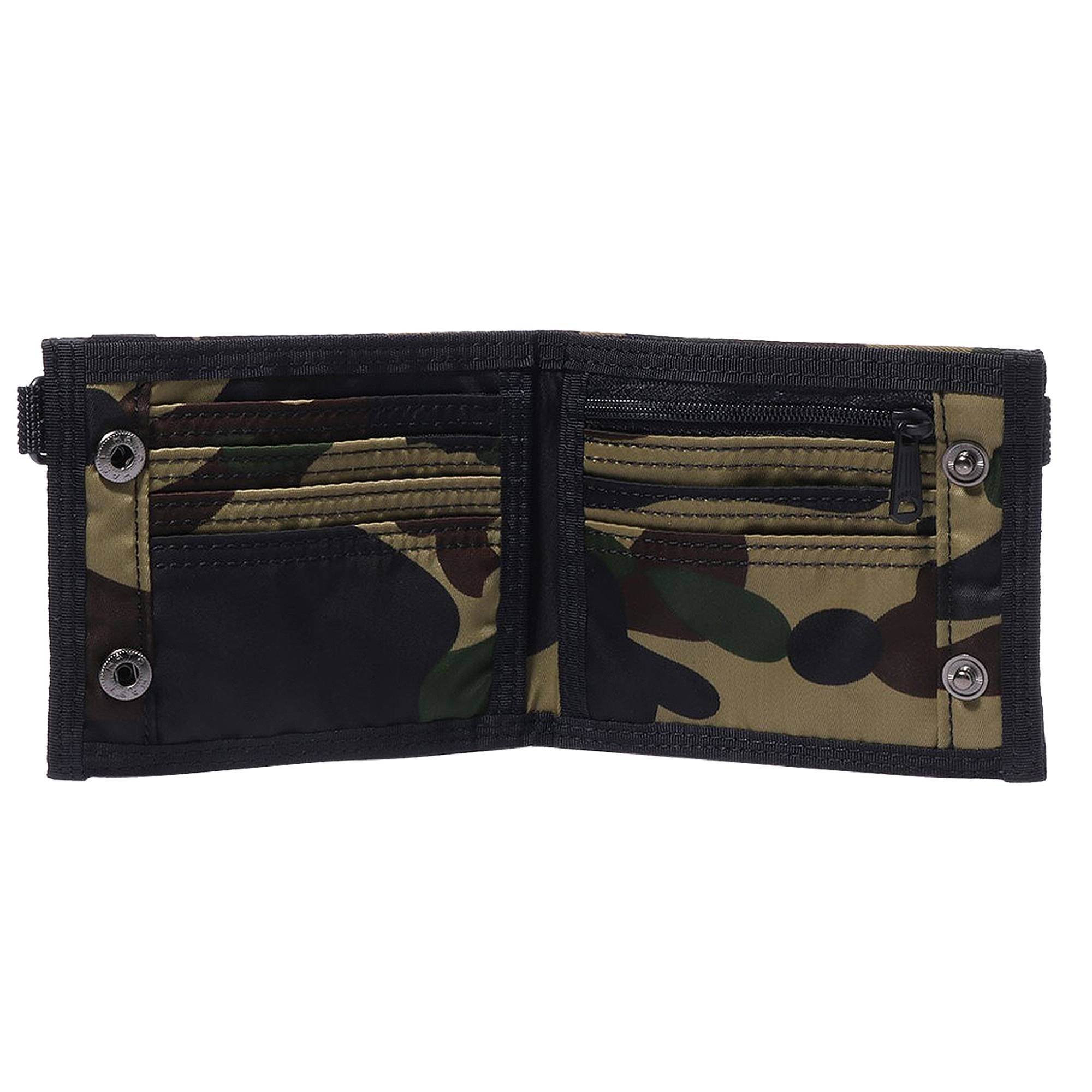 BAPE x Porter 1st Camo Wallet 'Green' - 3