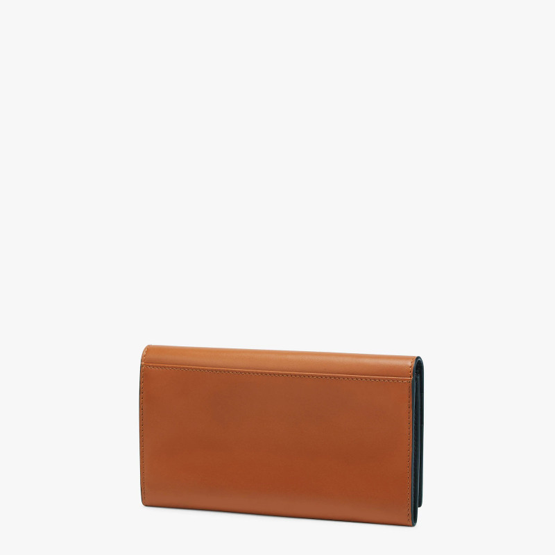Brown leather wallet 2