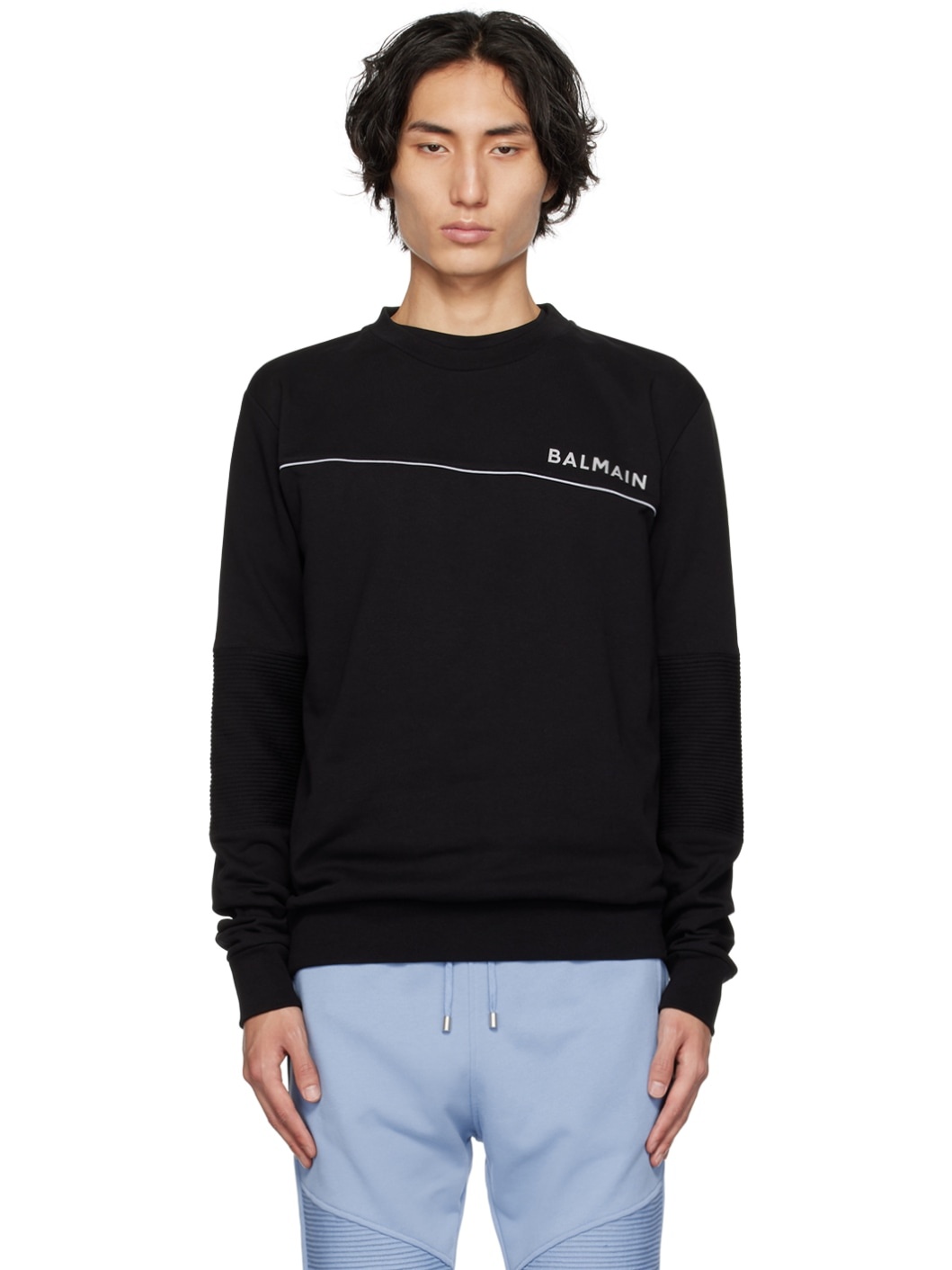Black Reflective Sweatshirt - 1