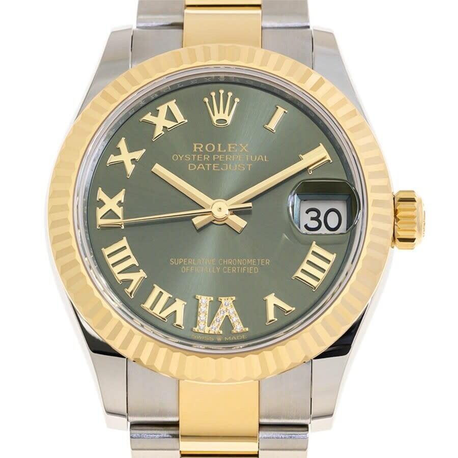 Rolex Datejust 31 Automatic Diamond Green Dial Ladies Watch 278273GNRO - 2