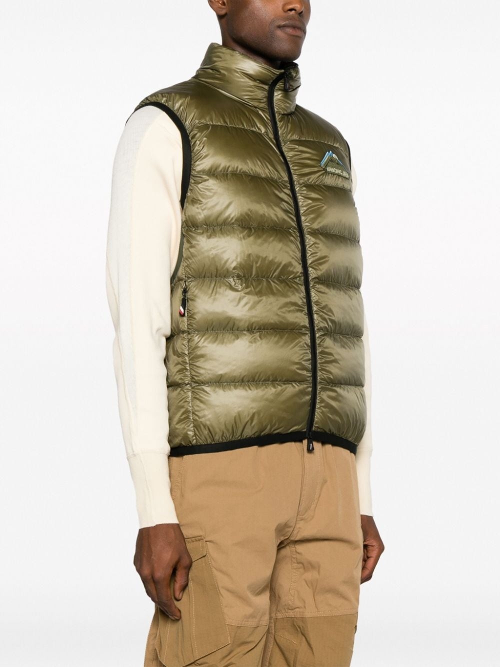 panelled padded gilet - 3