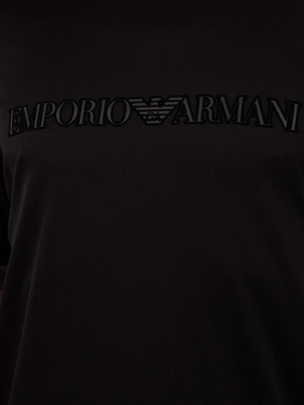 embossed logo t-shirt - 4