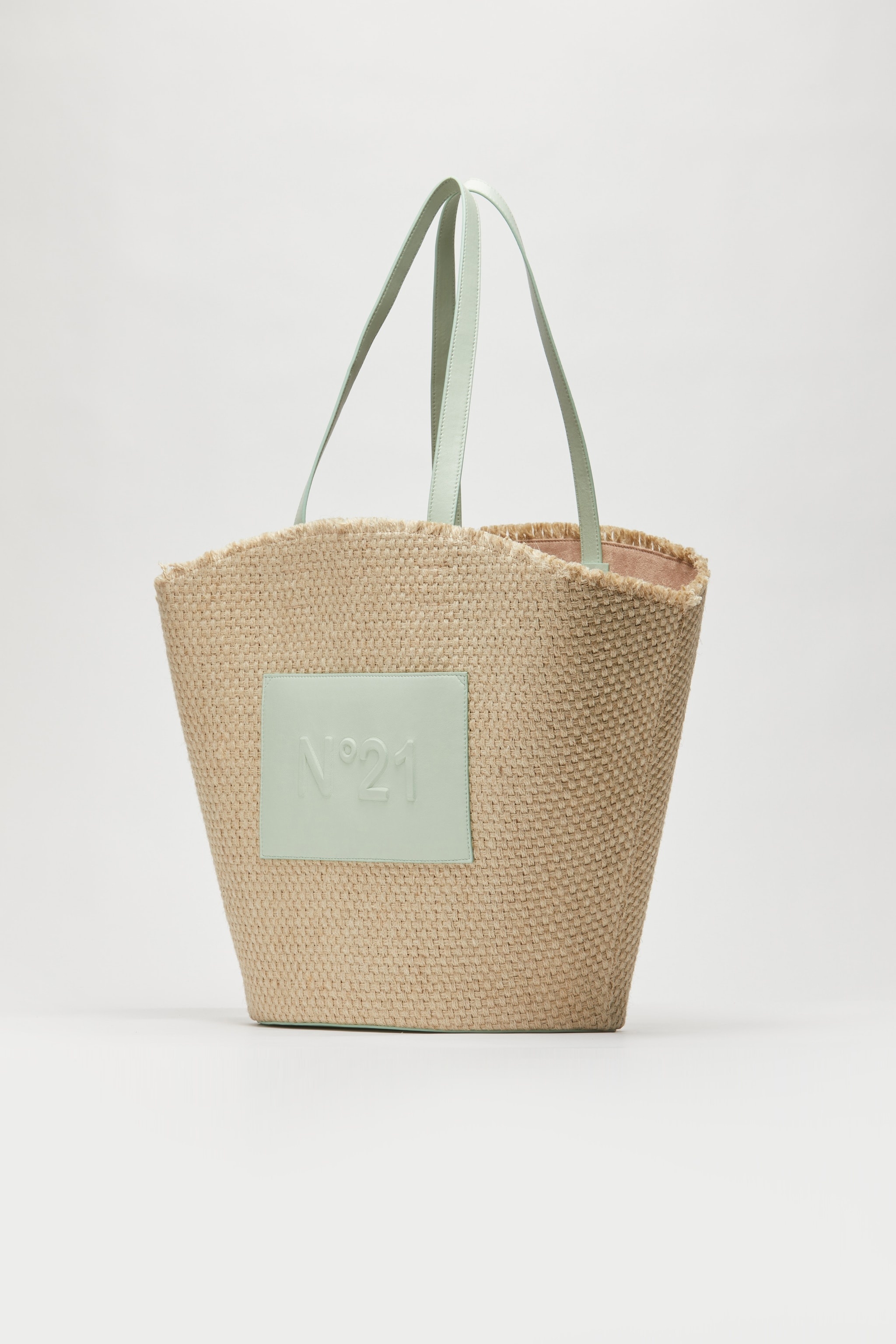 LOGO-EMBOSSED WOVEN SHOPPER - 3