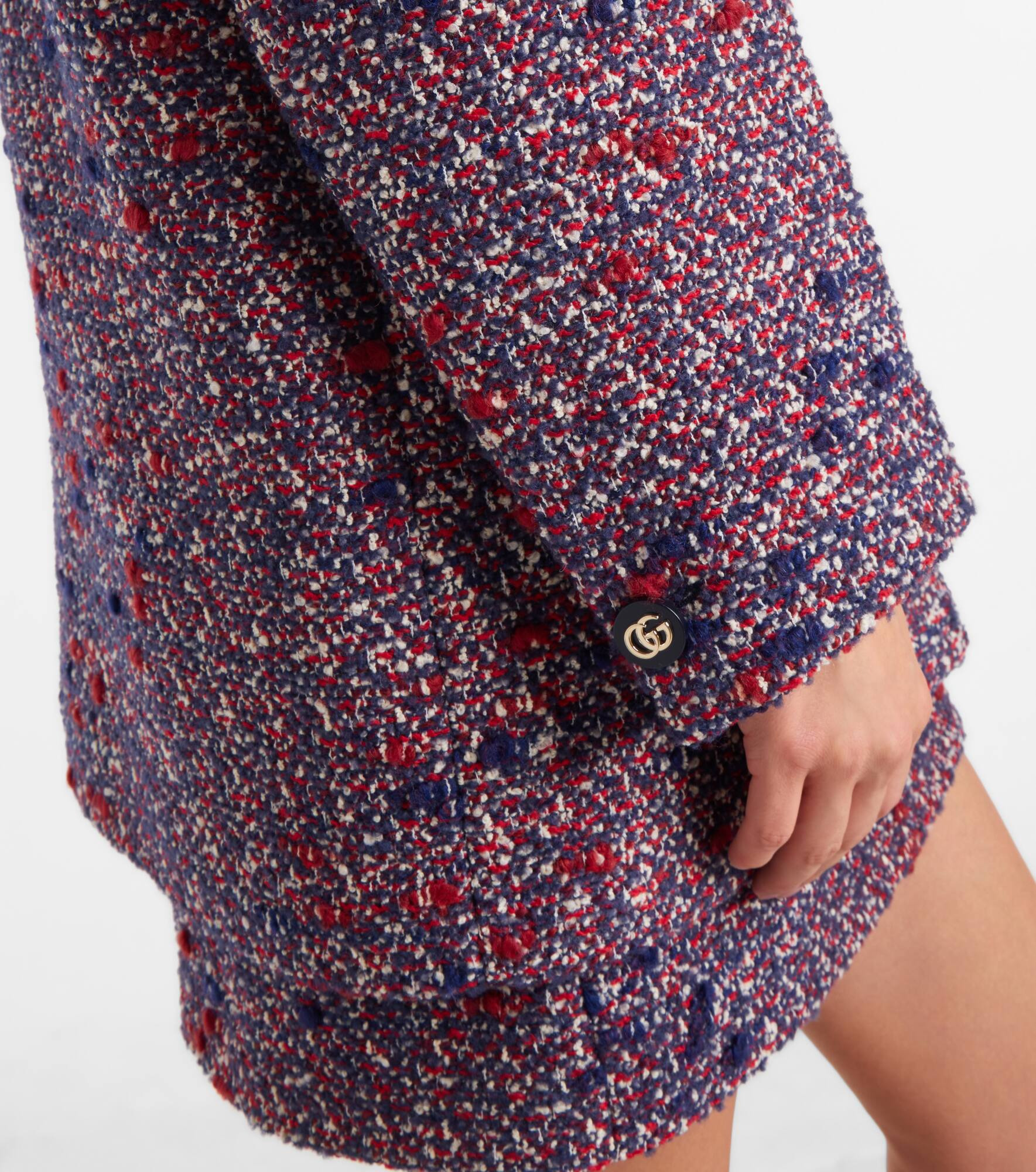 Wool-blend tweed jacket - 6