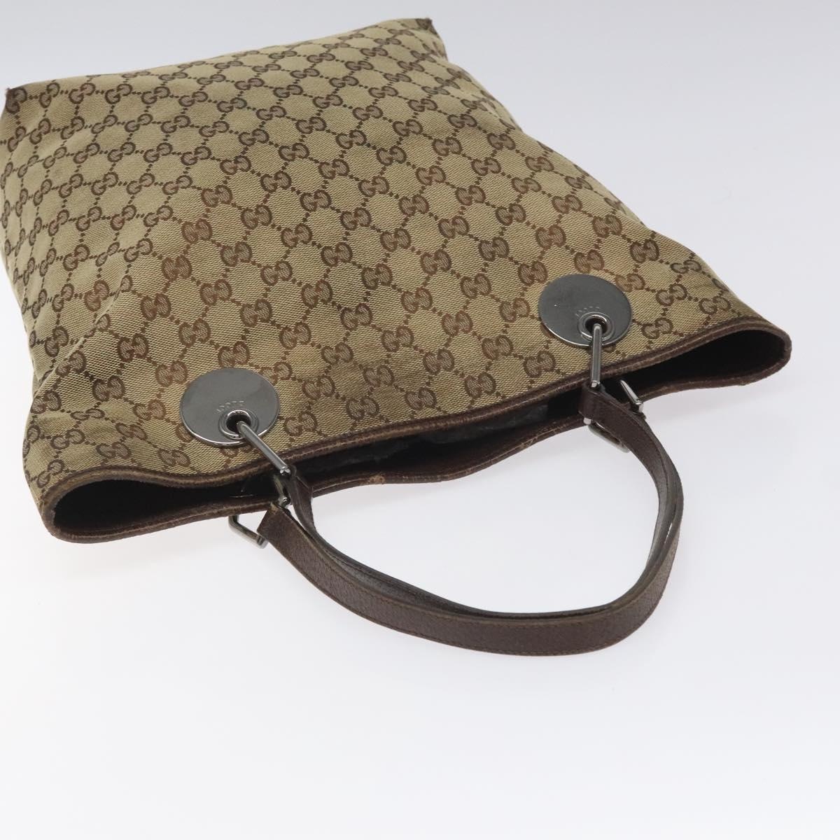 GUCCI GG Canvas Tote Bag Beige - 6