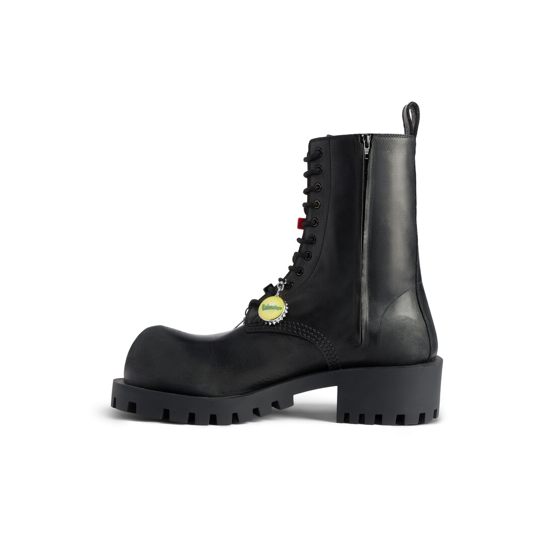 Men's Hummer Lace-up Bootie  in Black - 4