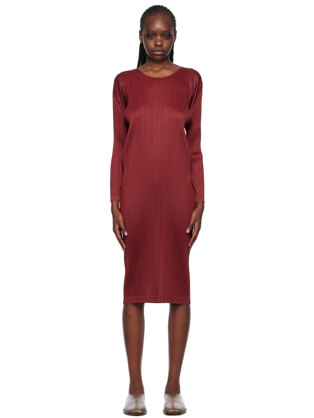 Red Monthly Colors November Midi Dress - 1