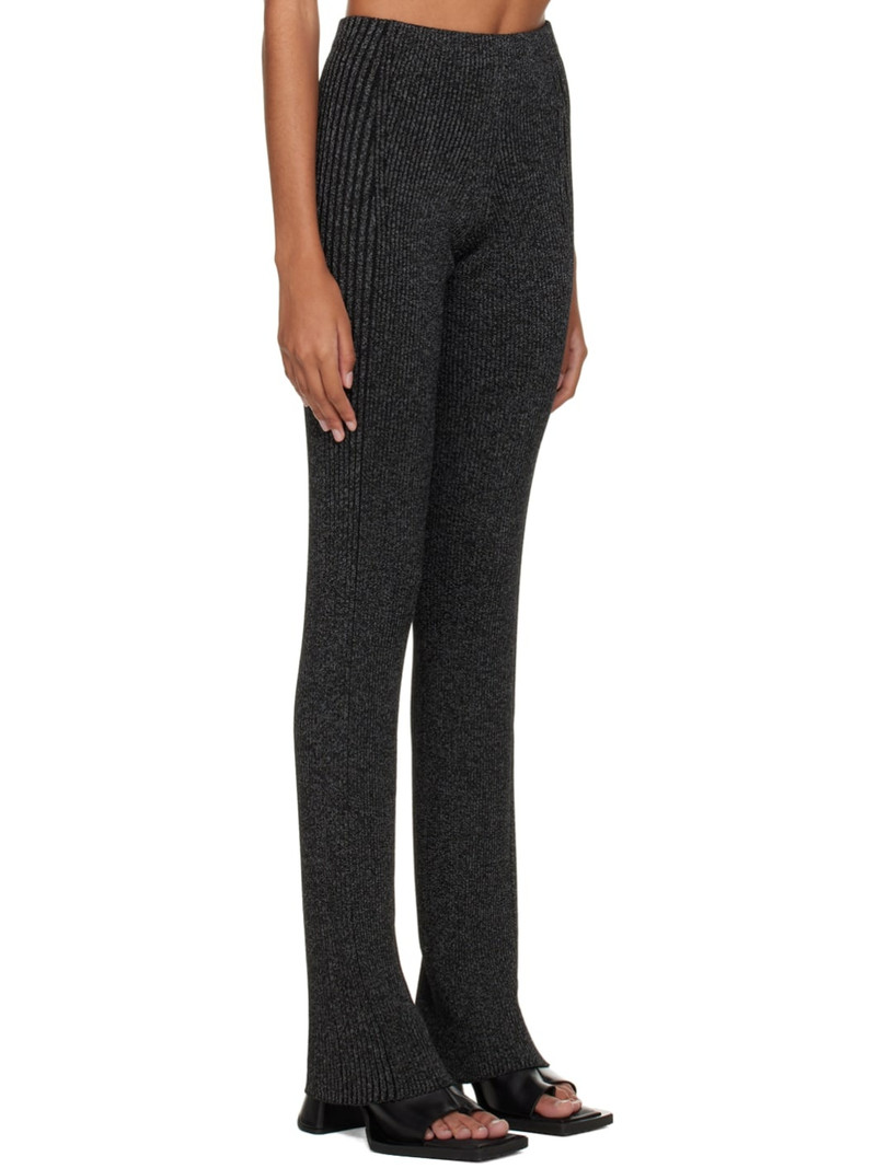 Black Reflective Lounge Pants 2