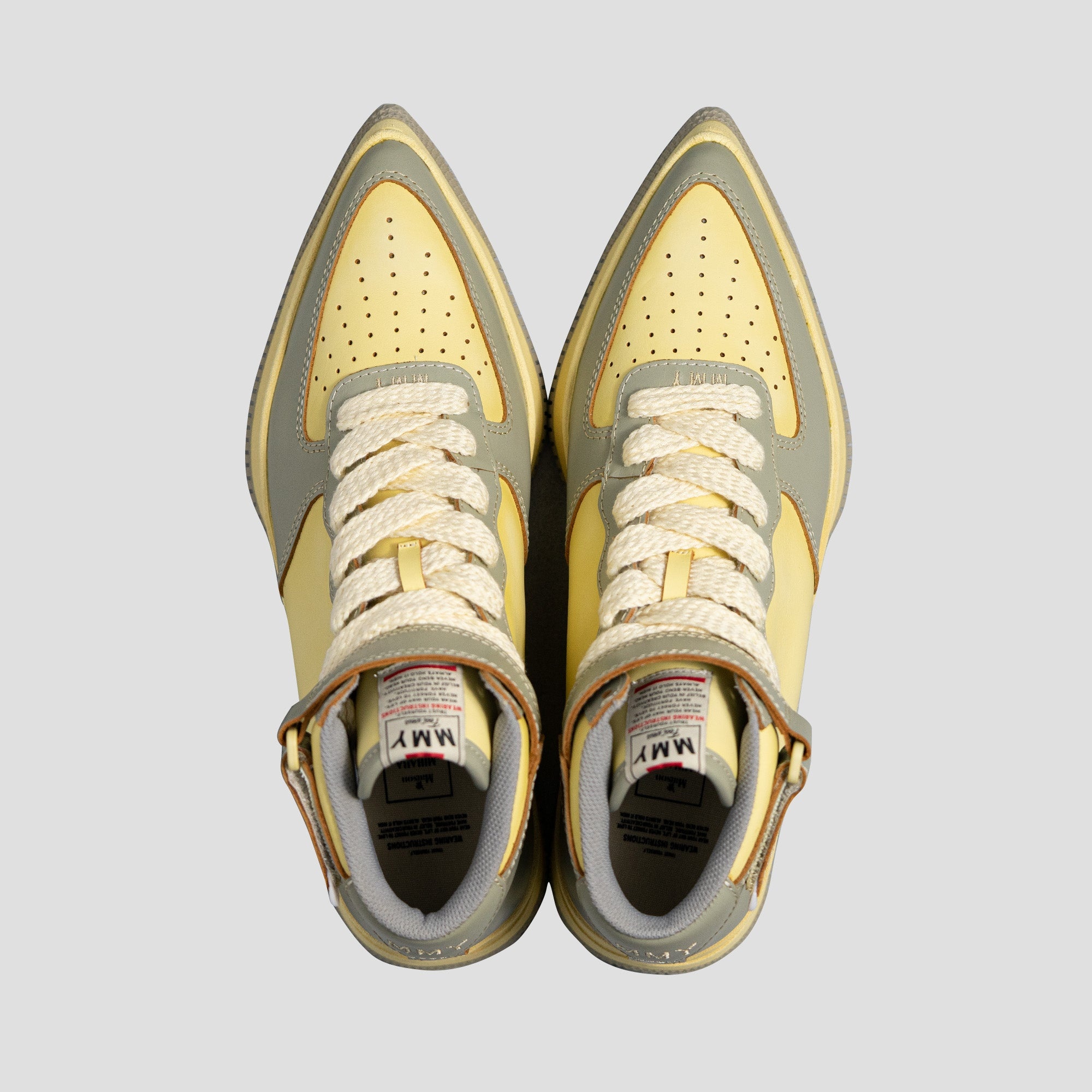 ROSY OG SOLE MID-TOP LEATHER SNEAKERS - 3