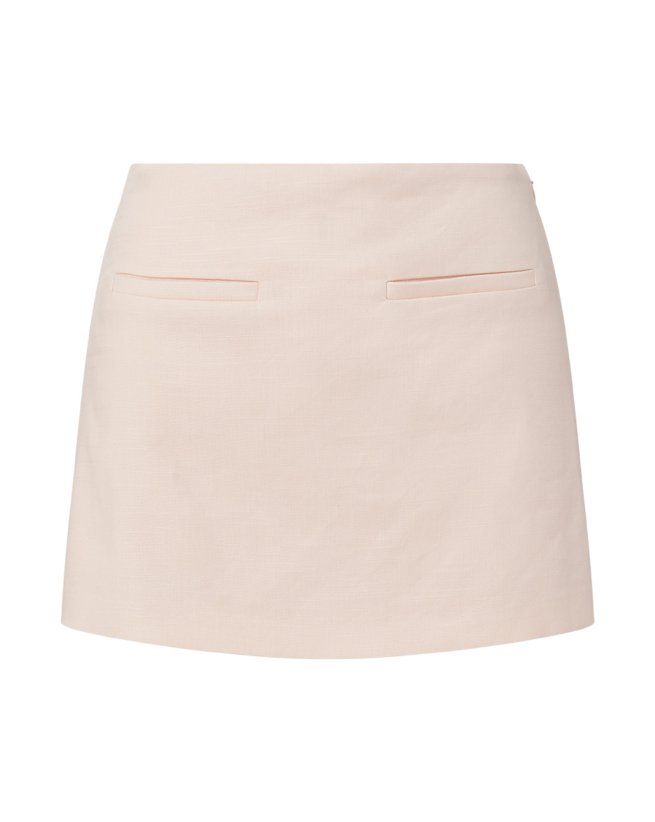 ALIDA STRETCH-LINEN SKORT - 1