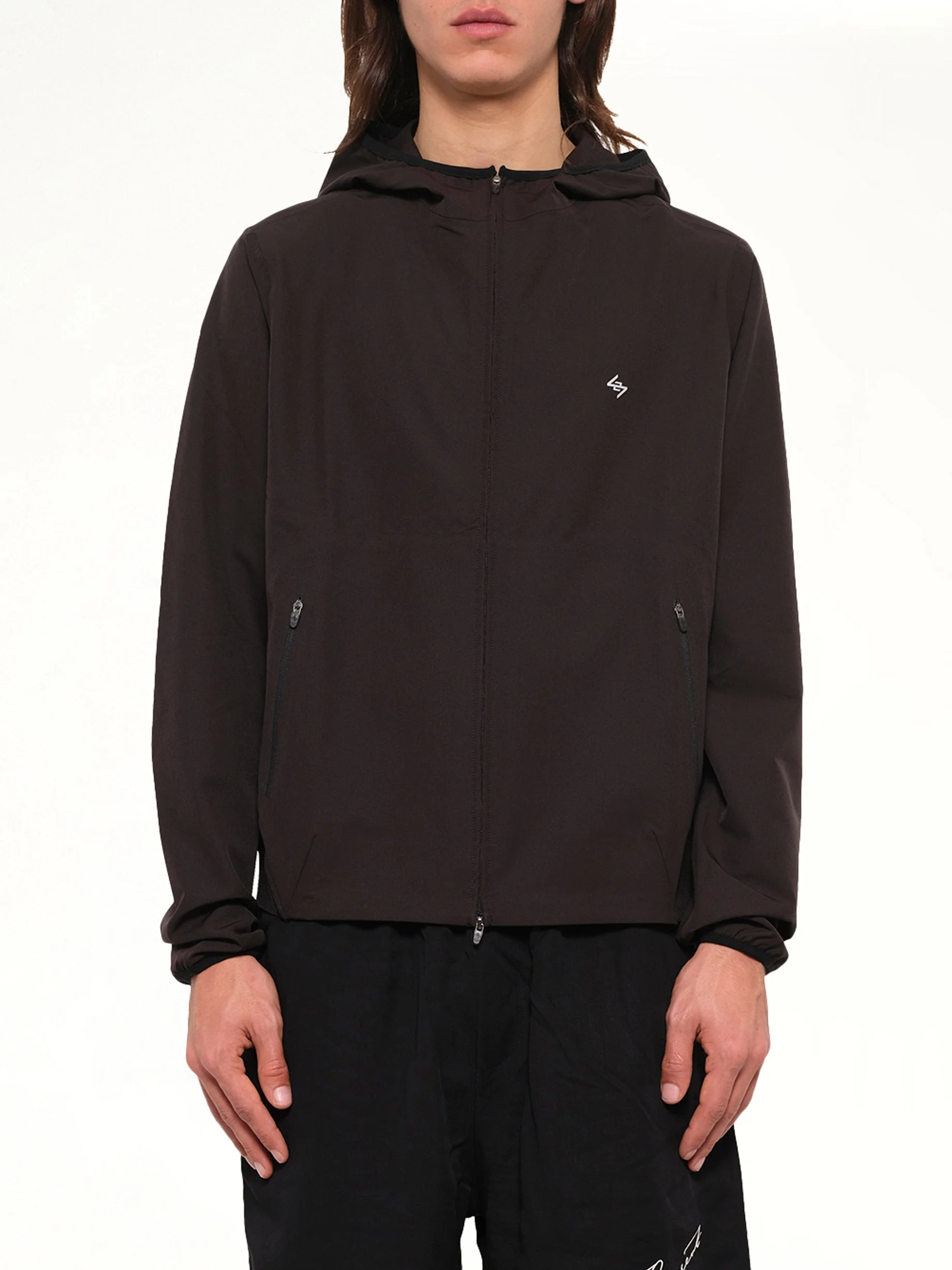 247 Bonded Running Jacket in Jet Black - 1