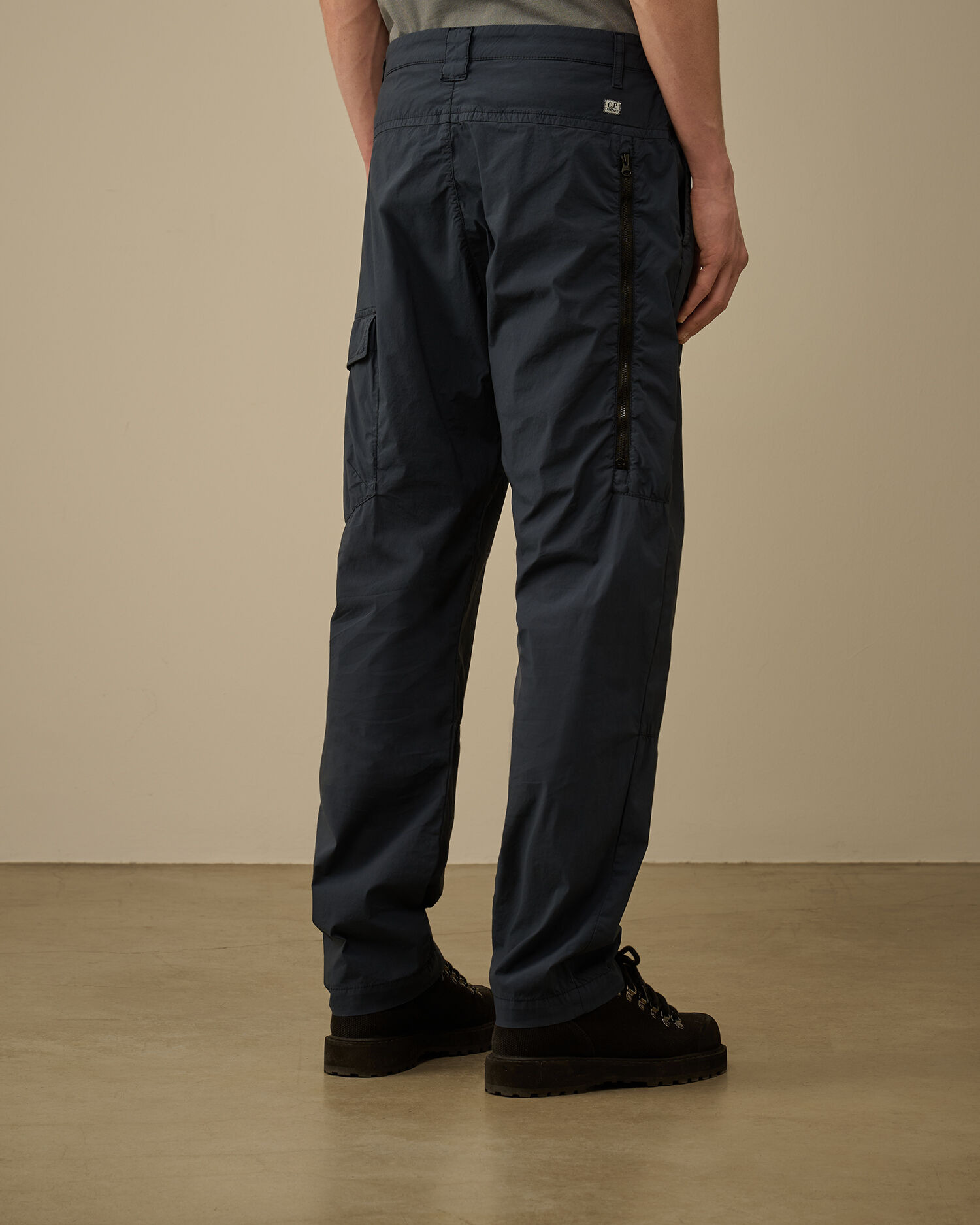 50 Fili Stretch Back Zip Loose Cargo Pants - 4