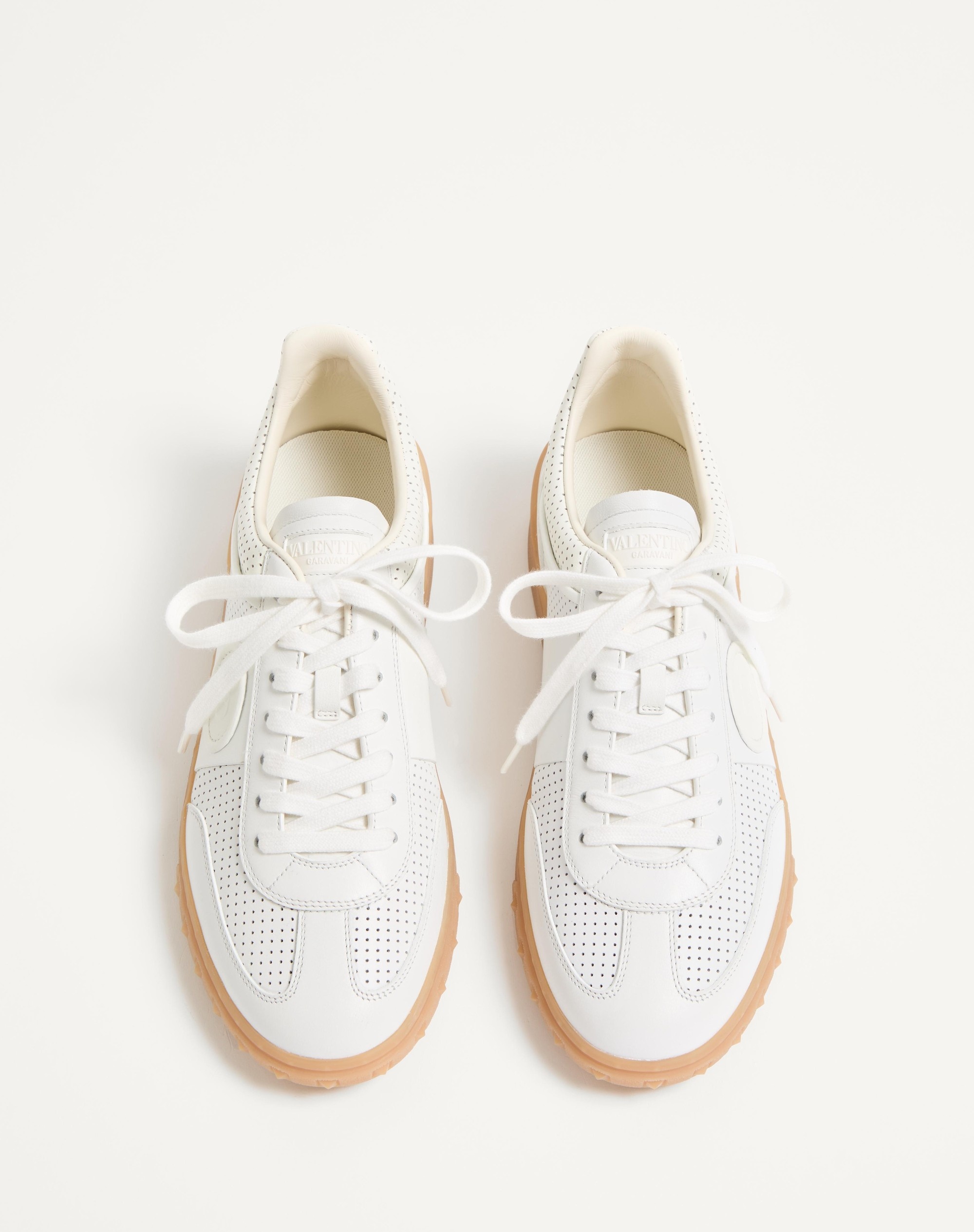 UPVILLAGE LOW-TOP SNEAKER IN PERFORATED NAPPA LEATHER - 5