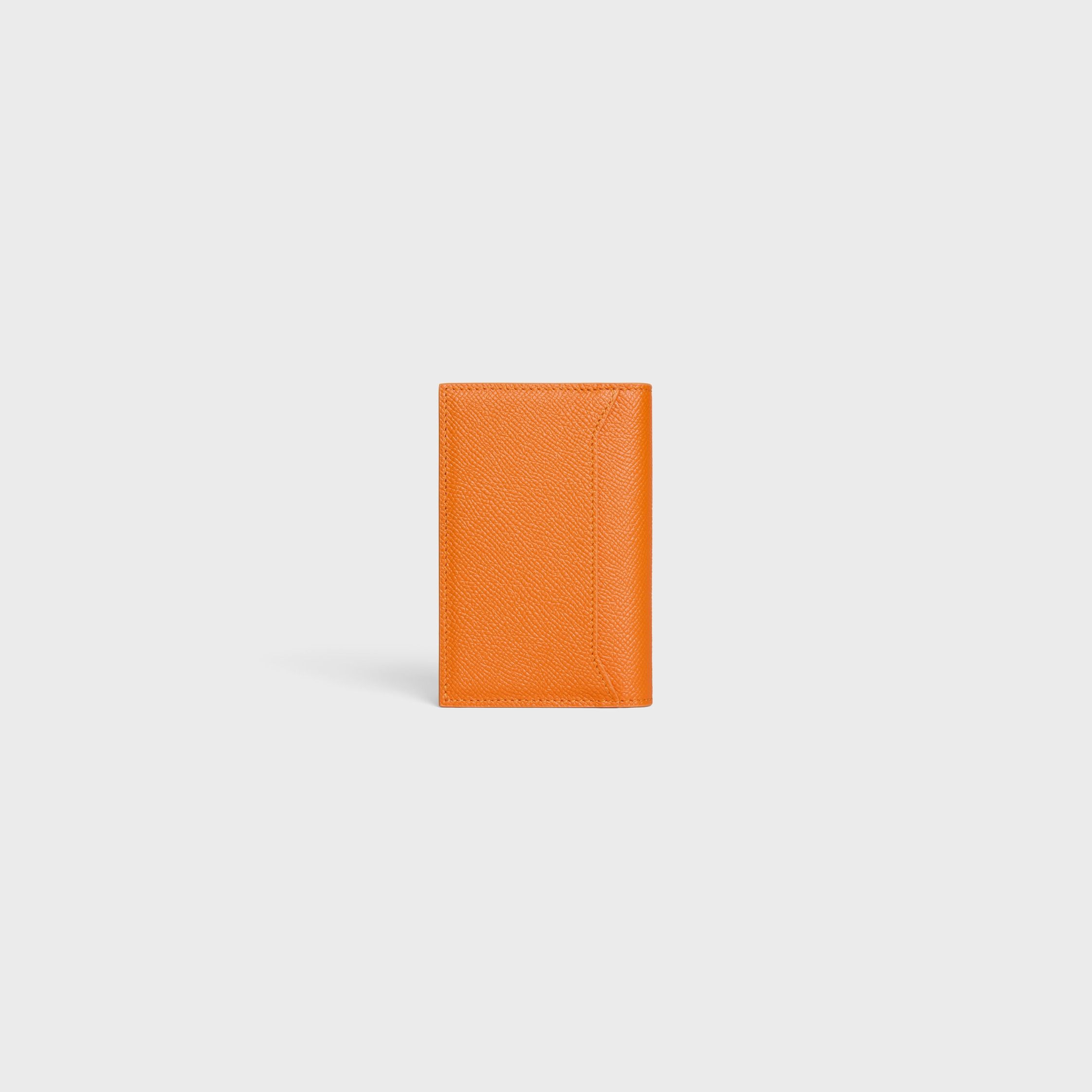 VERTICAL CARD HOLDER IN GRAINED CALFSKIN - 3