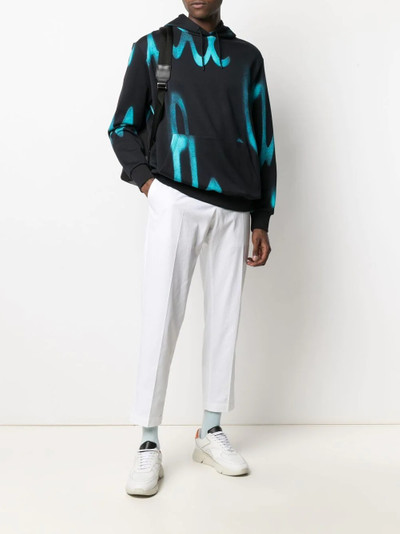 Paul Smith spray logo print hoodie outlook