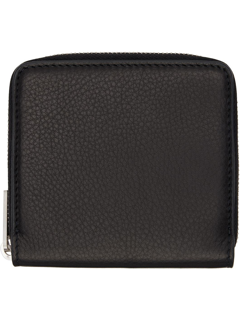 Rick Owens Black Porterville Zipped Wallet outlook