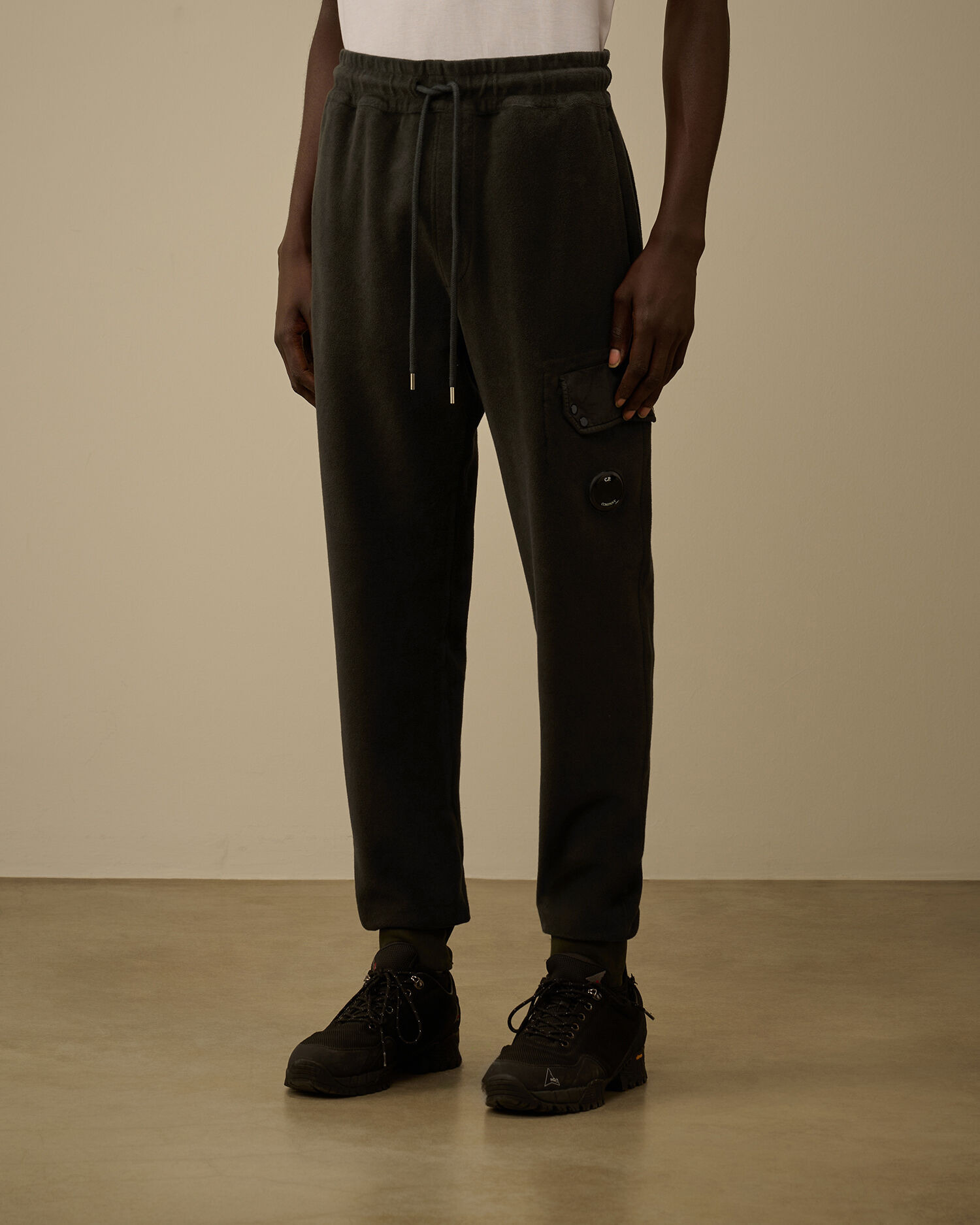 Brushed Emerized Diagonal Fleece Lens Sweatpants - 3