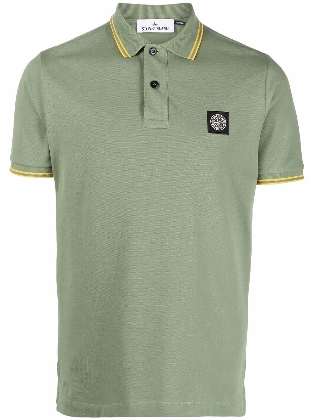 Compass patch polo shirt - 1