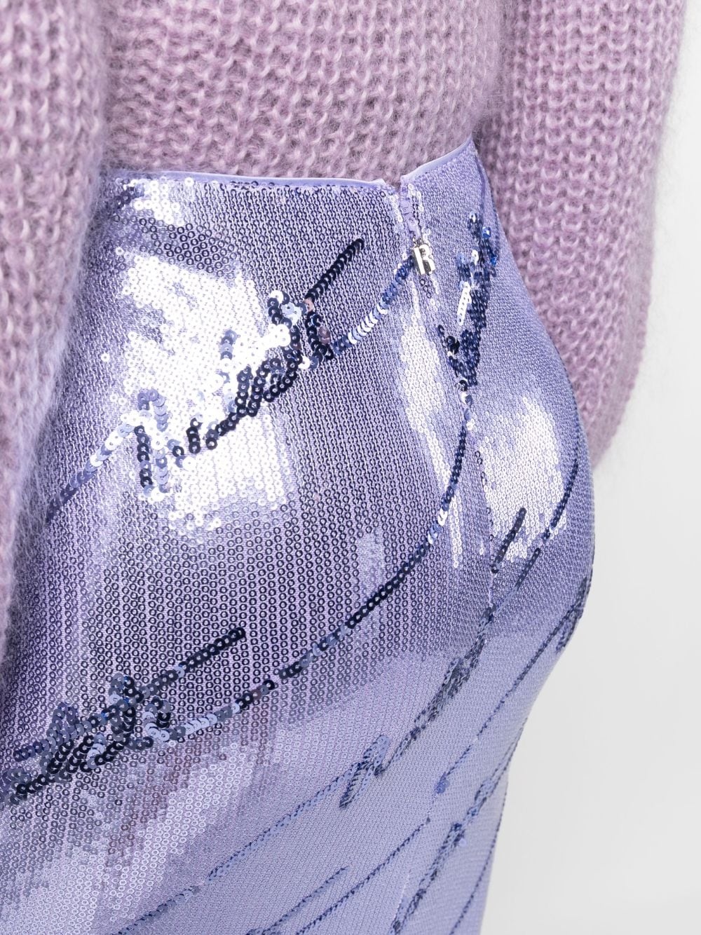 sequinned midi skirt - 5