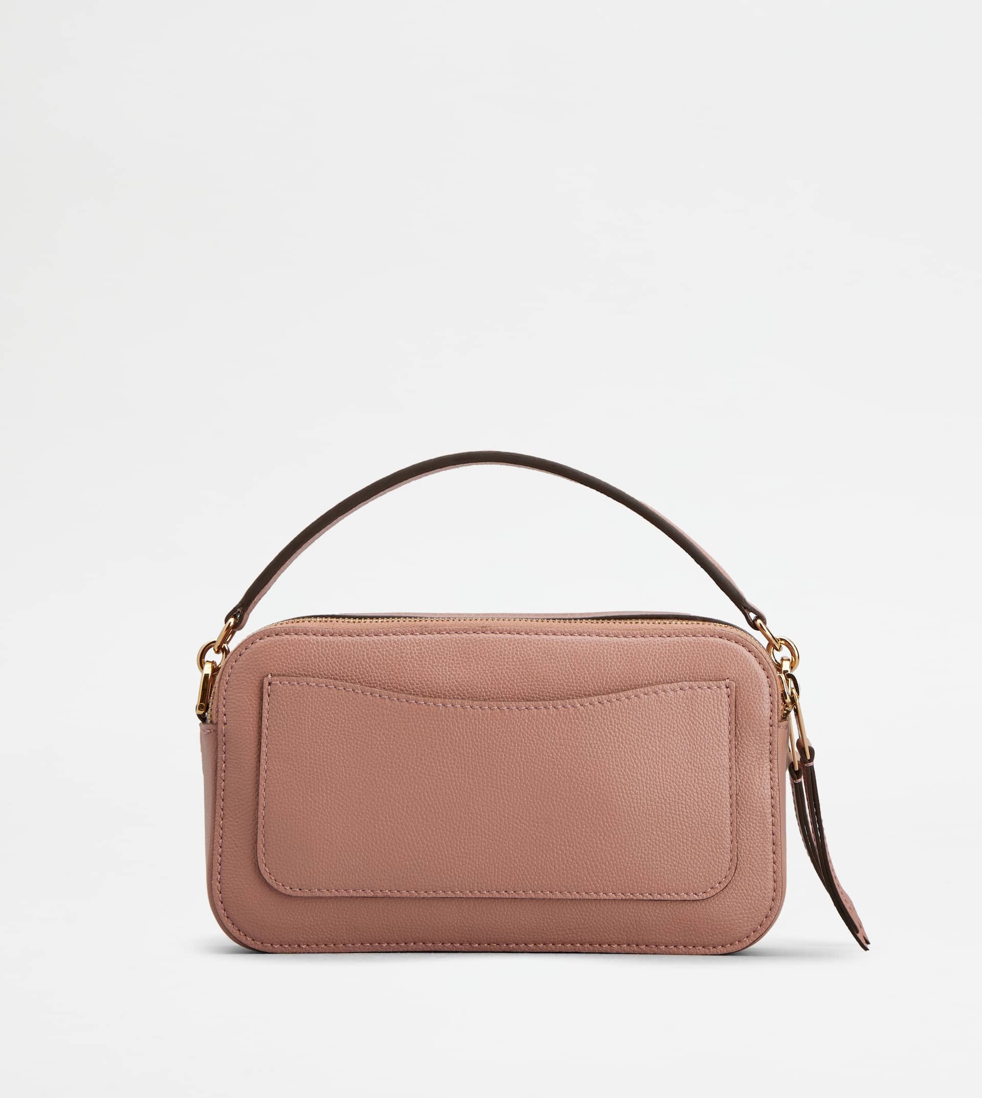 T TIMELESS CAMERA BAG IN LEATHER MINI - PINK - 3