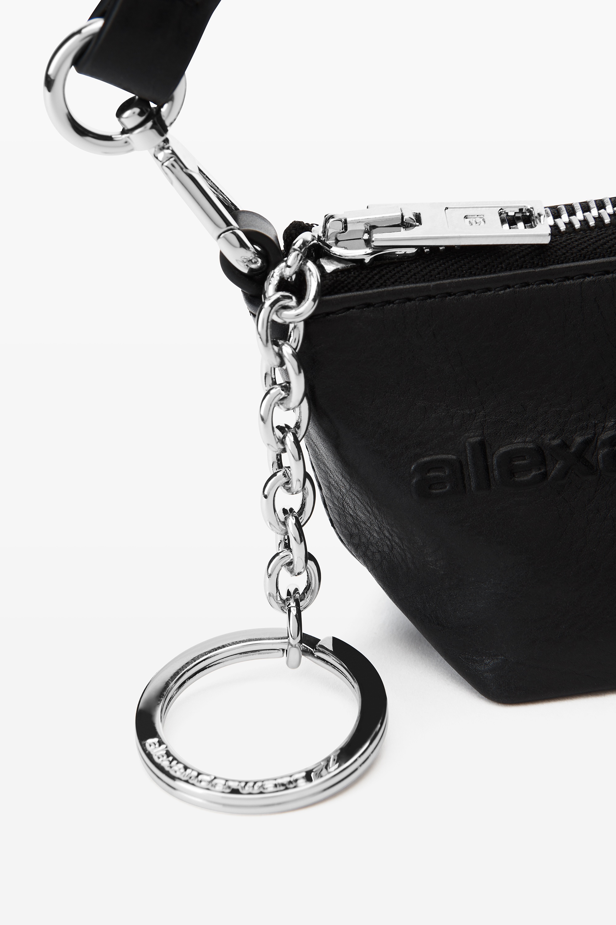 coin purse in crackle patent leather - 4