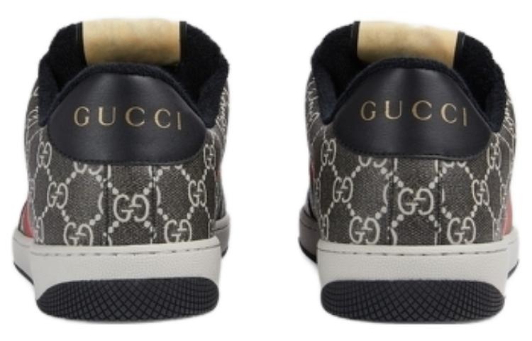 Gucci Screener sneaker GG Supreme canvas 'Black Grey' 763525-FACMI-8444 - 4