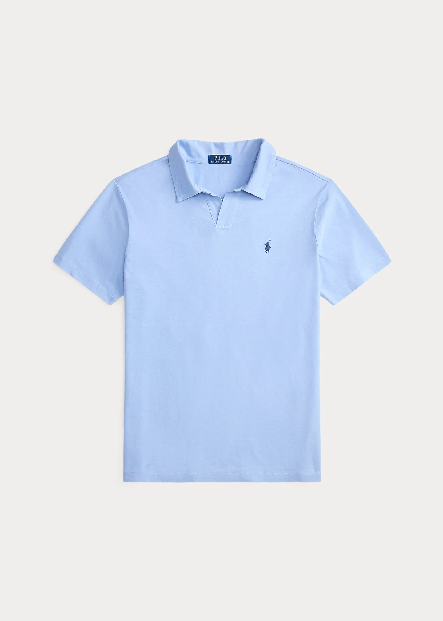 Standard Fit Cotton-Linen Polo Shirt - 1