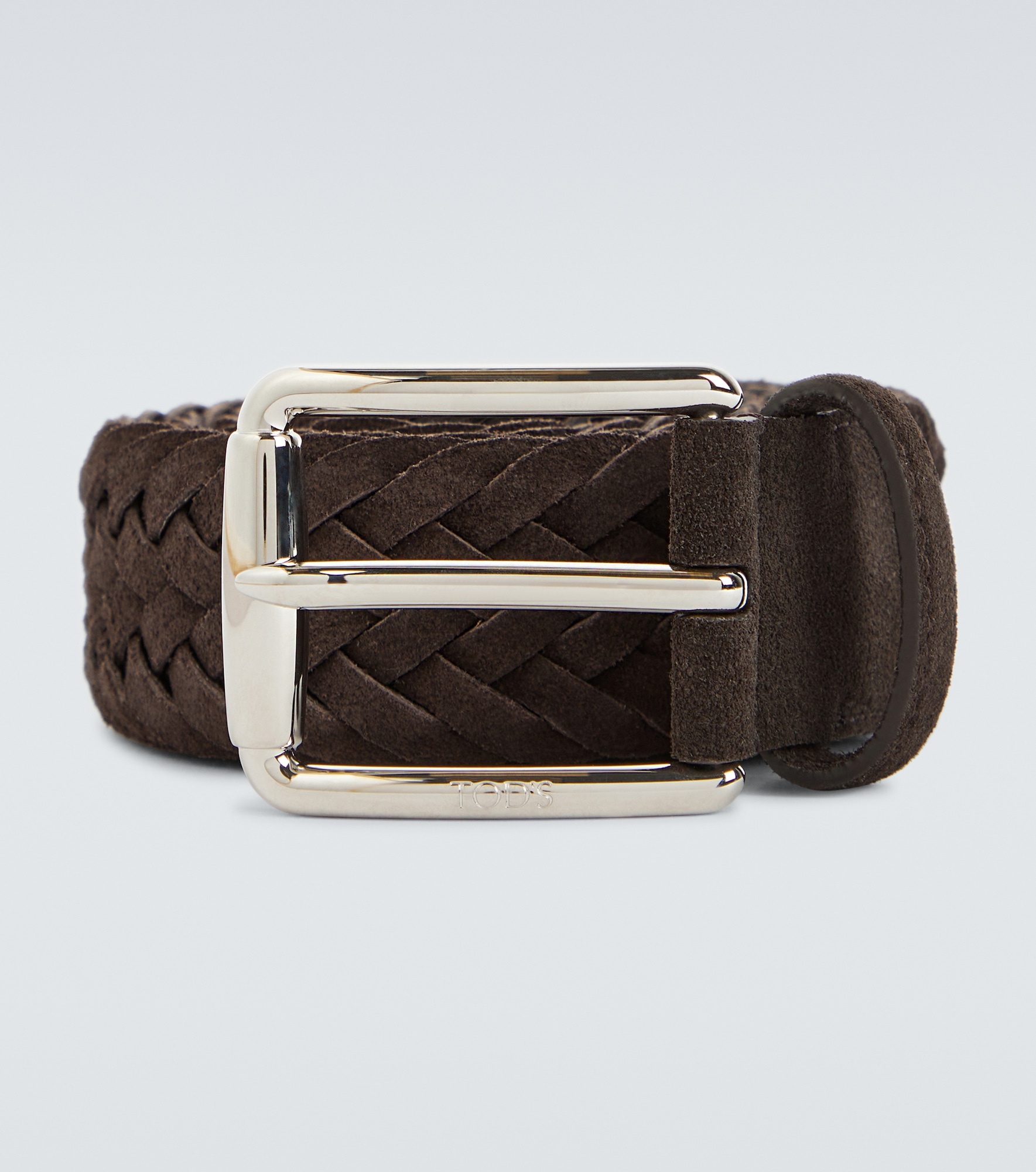 Braided suede belt - 1