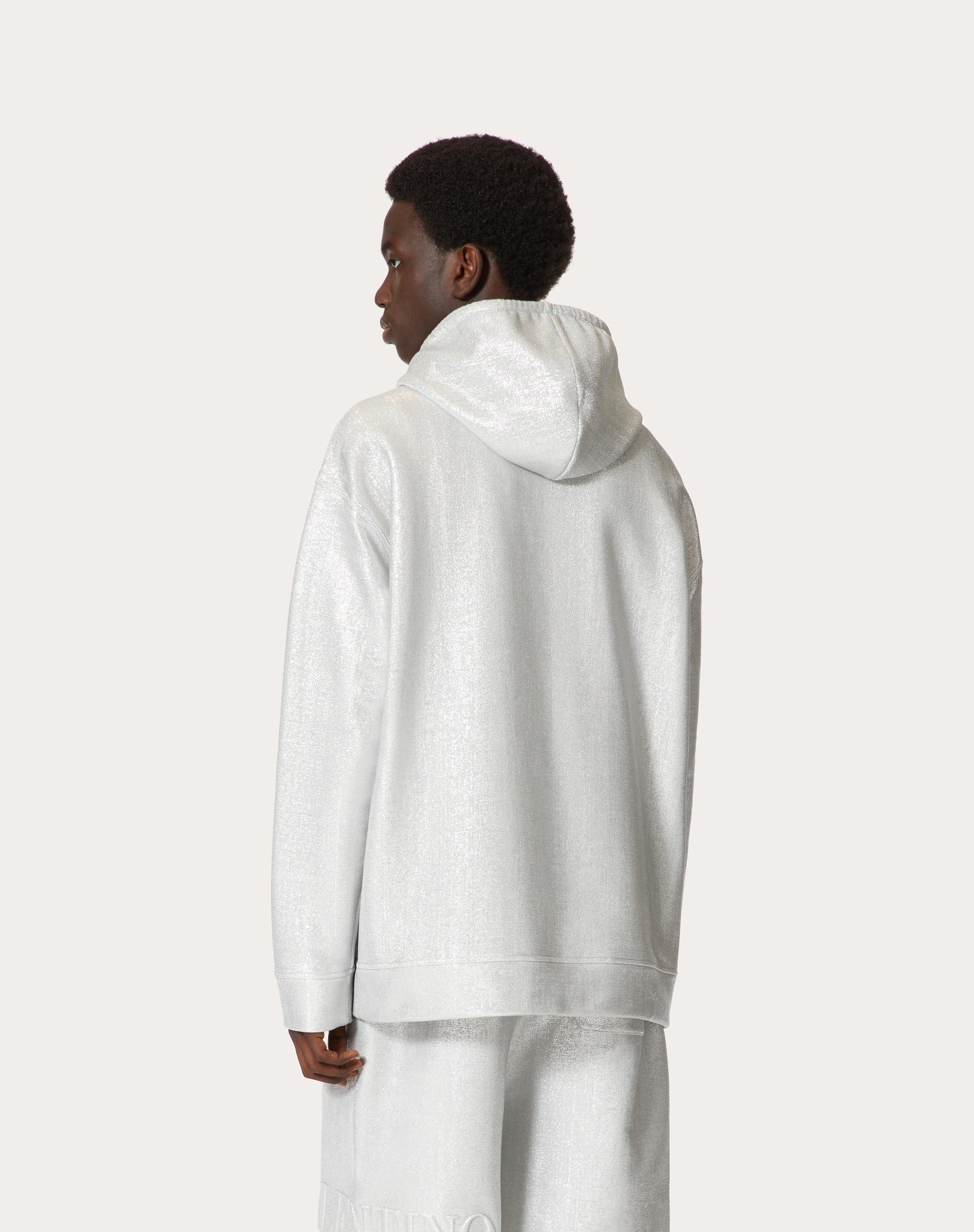 SWEATSHIRT WITH VALENTINO EMBOSSED - 4