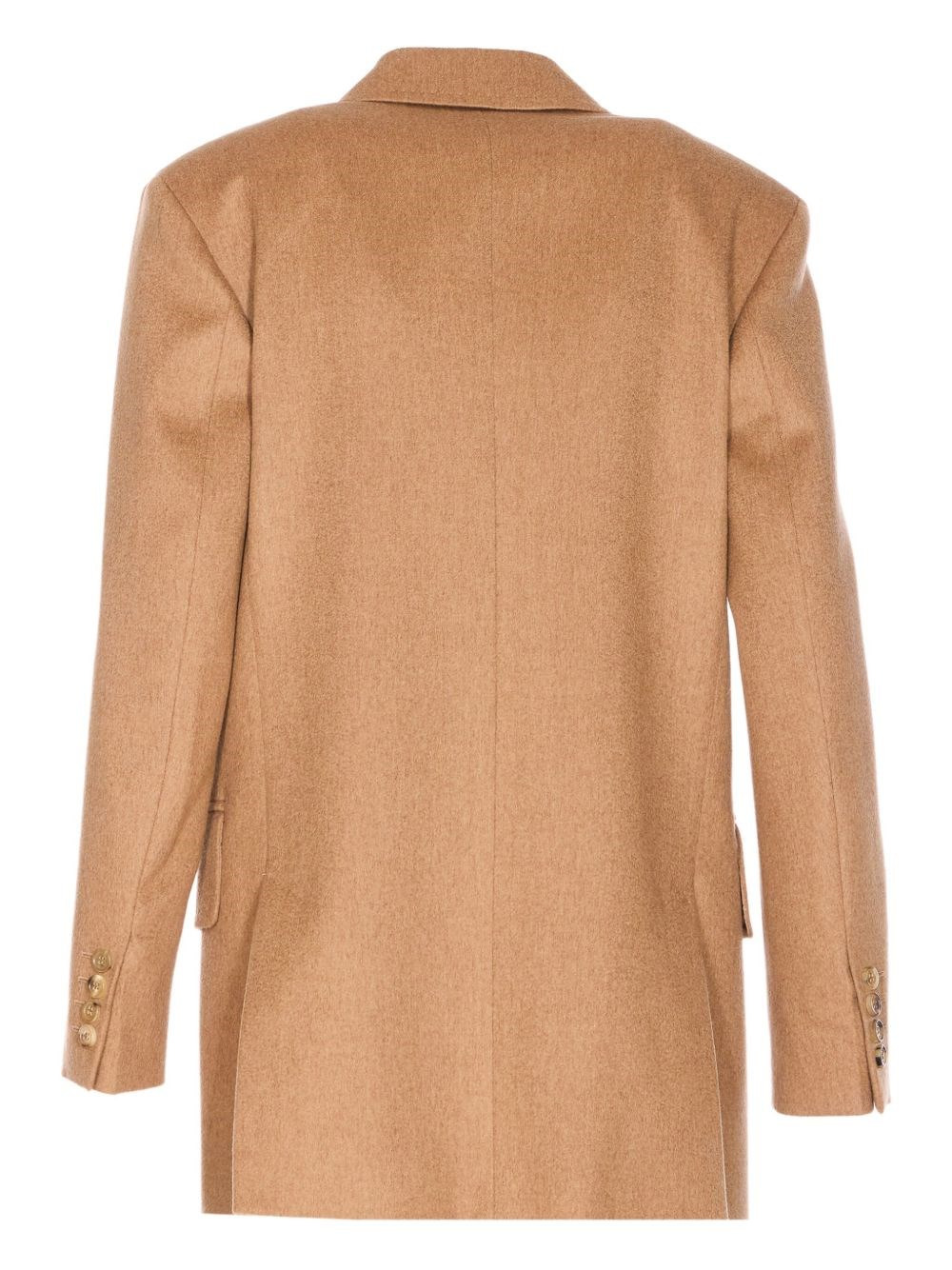 Double-breasted wool jacket - 4