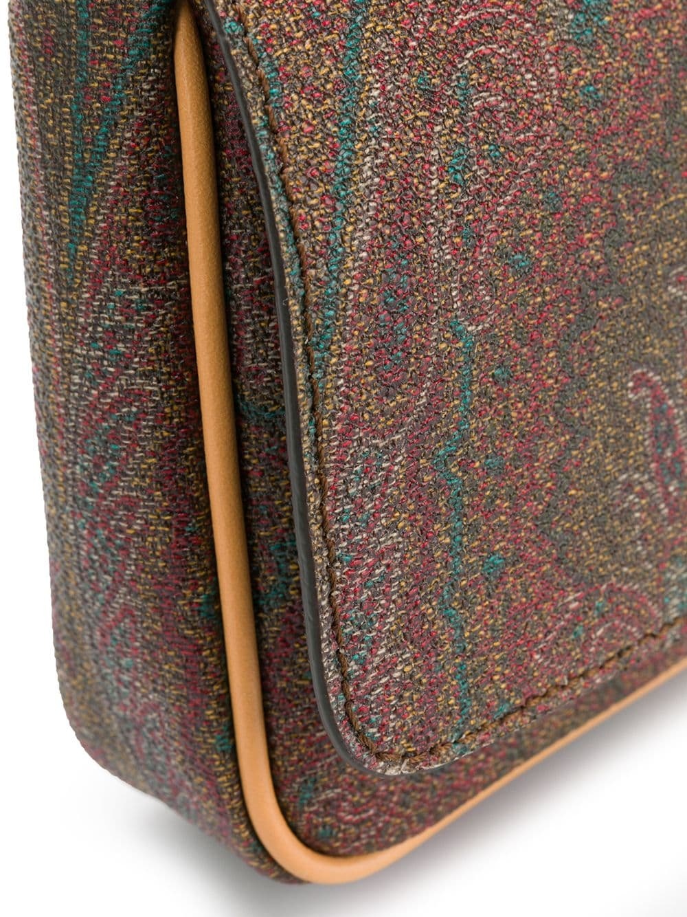 paisley print shoulder bag - 4