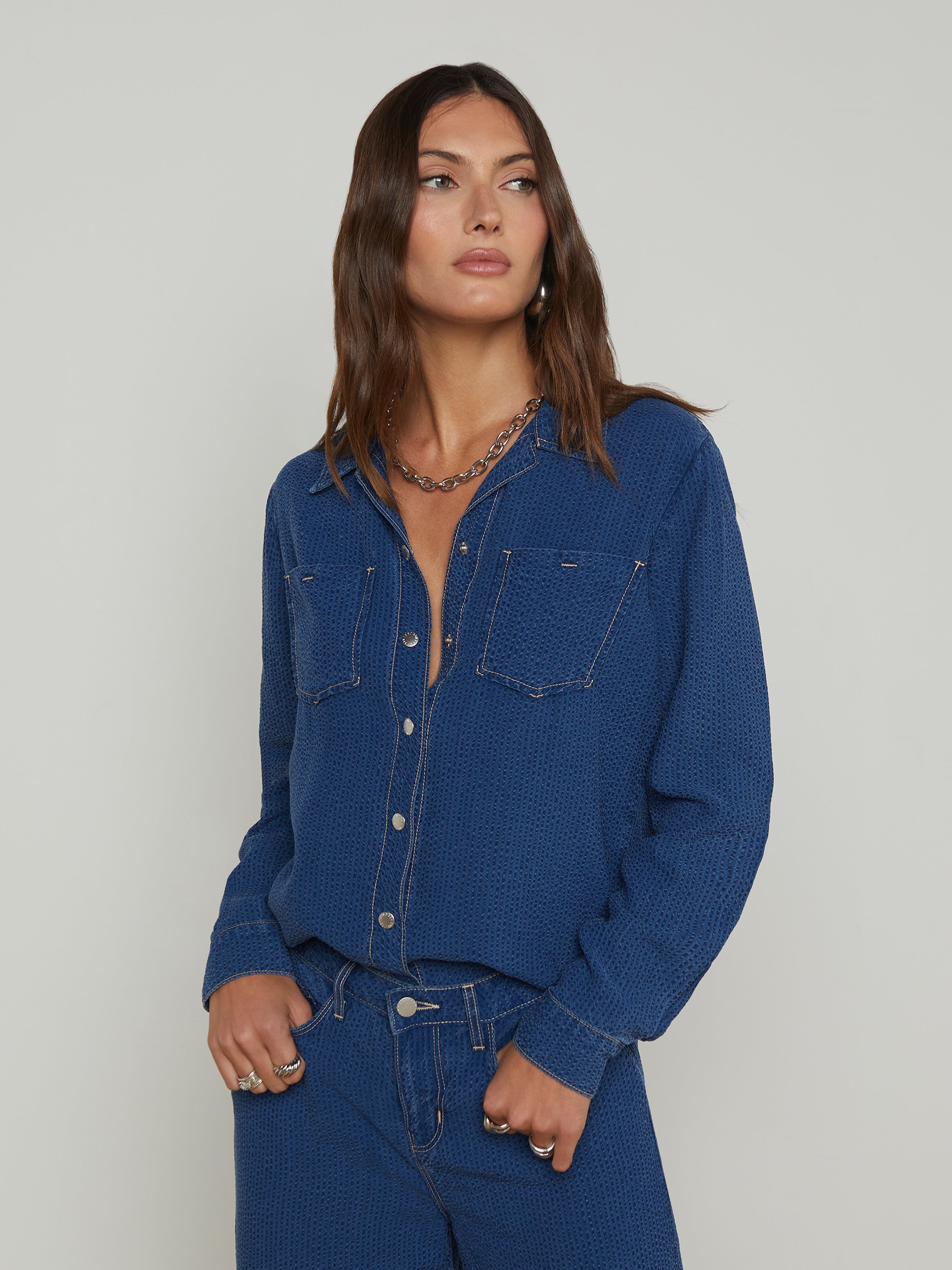 Isla Chambray Shirt - 2