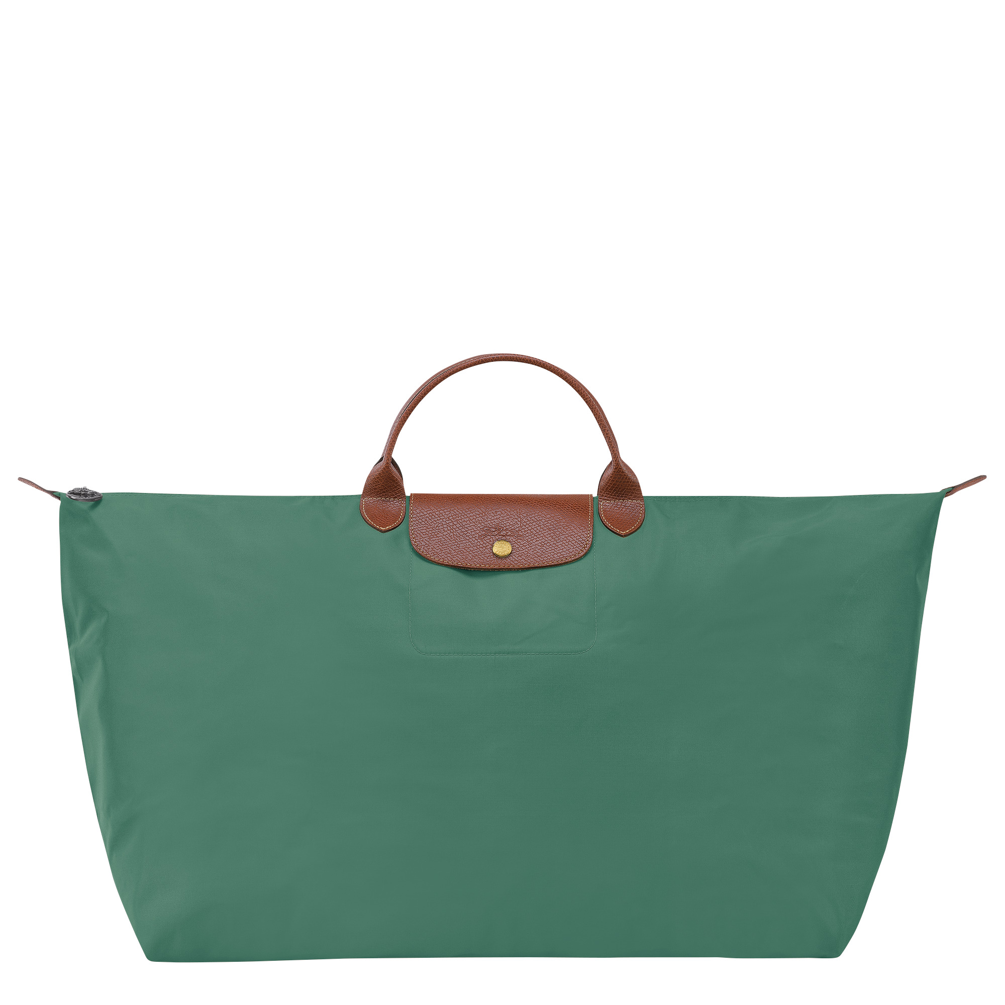 Le Pliage Original M Travel bag Sage - Recycled canvas - 1