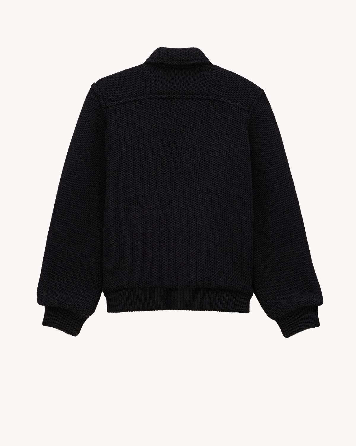 KNIT BOMBER IN WOOL - 2