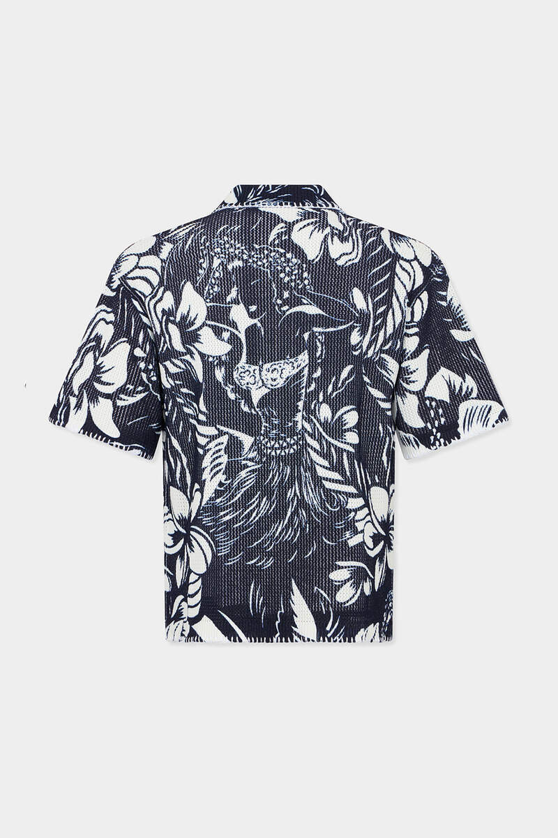 DSQUARED2 DANCING FLOWERS SHORT SLEEVES POLO outlook