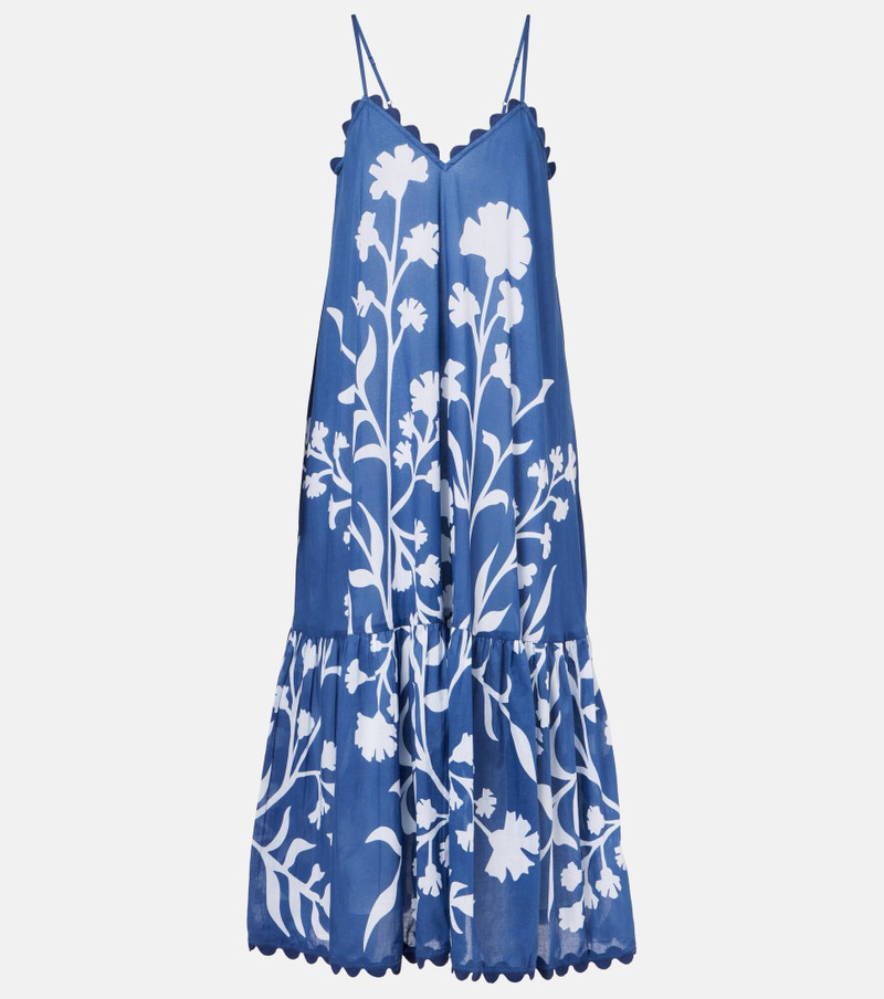 Printed cotton maxi dress 1