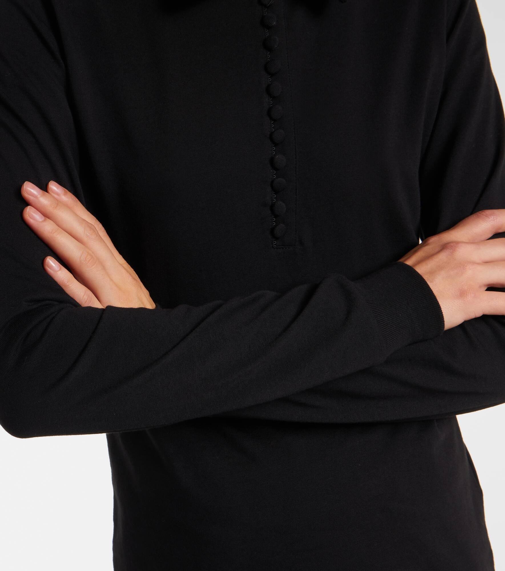 Cotton jersey polo shirt - 5