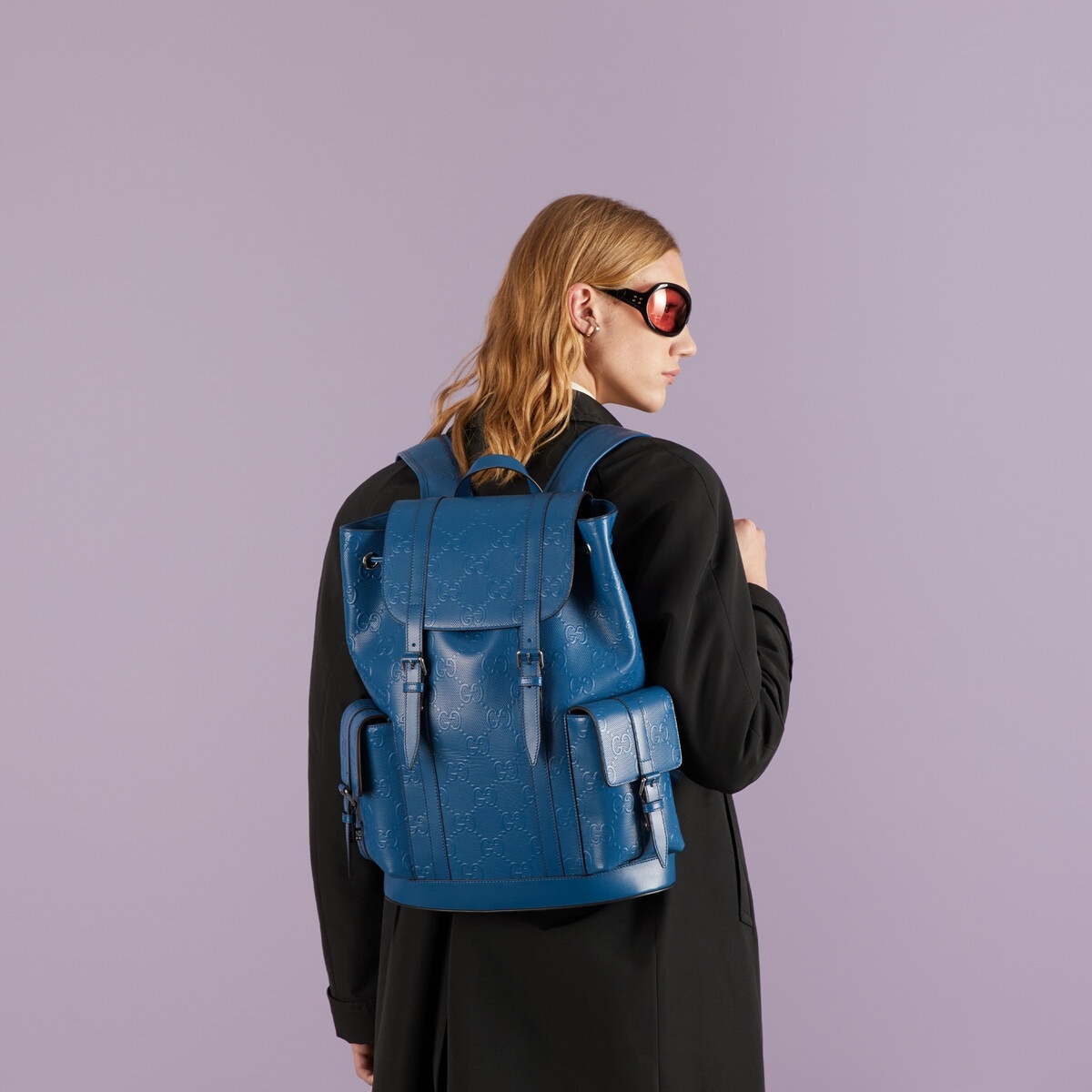 GG embossed backpack - 3
