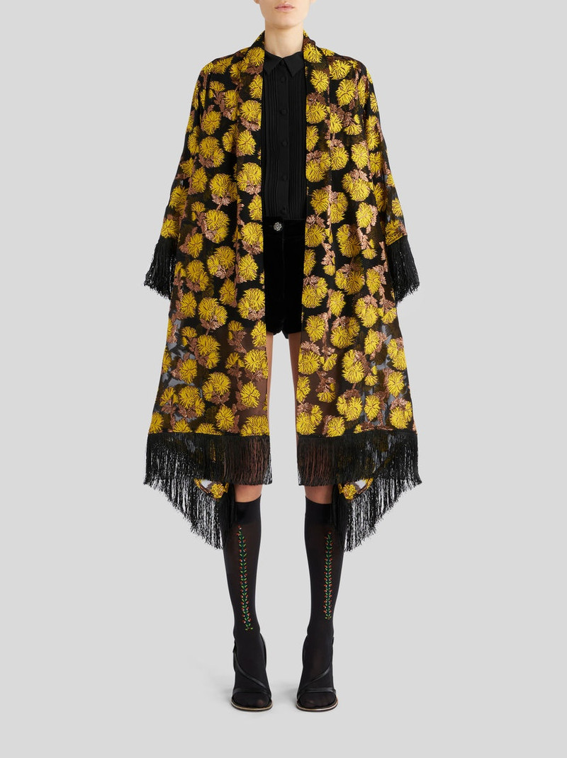 Etro SHRUG JACKET WITH DAHLIAS outlook