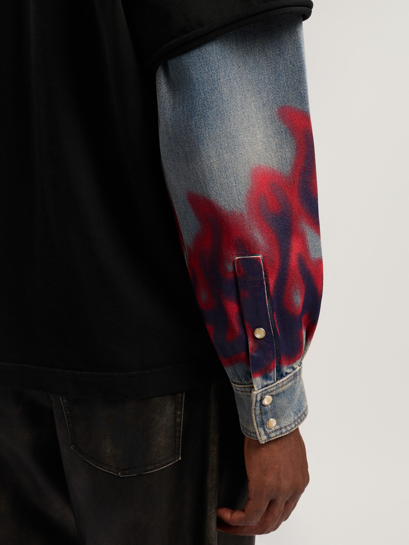 Flames Hybrid Shirt L/S 6