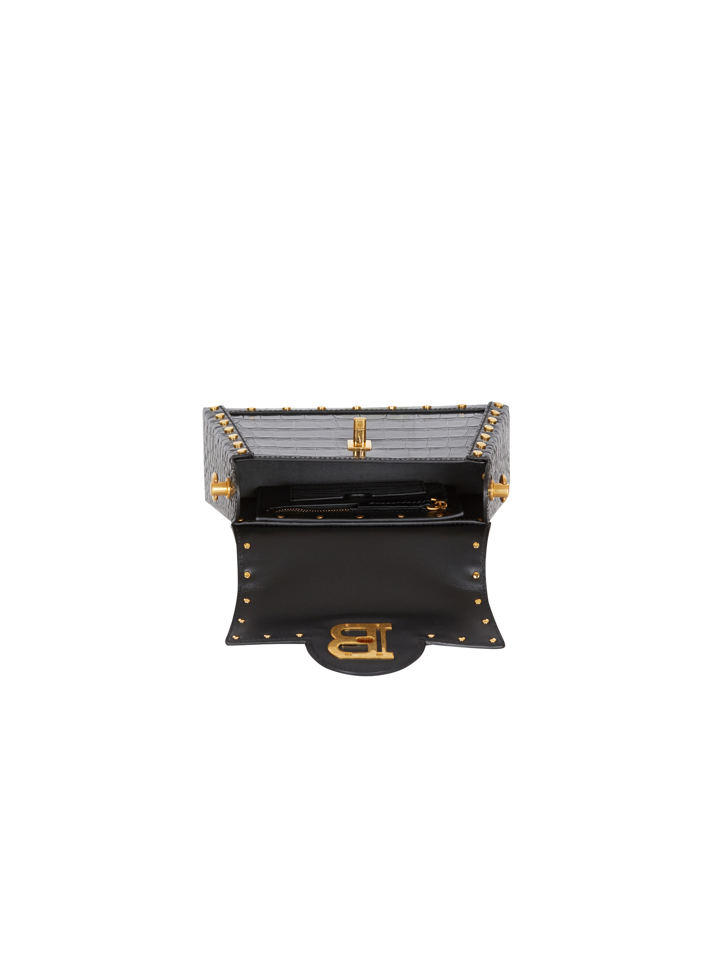 B-Buzz Dynasty bag in crocodile-print leather - 6