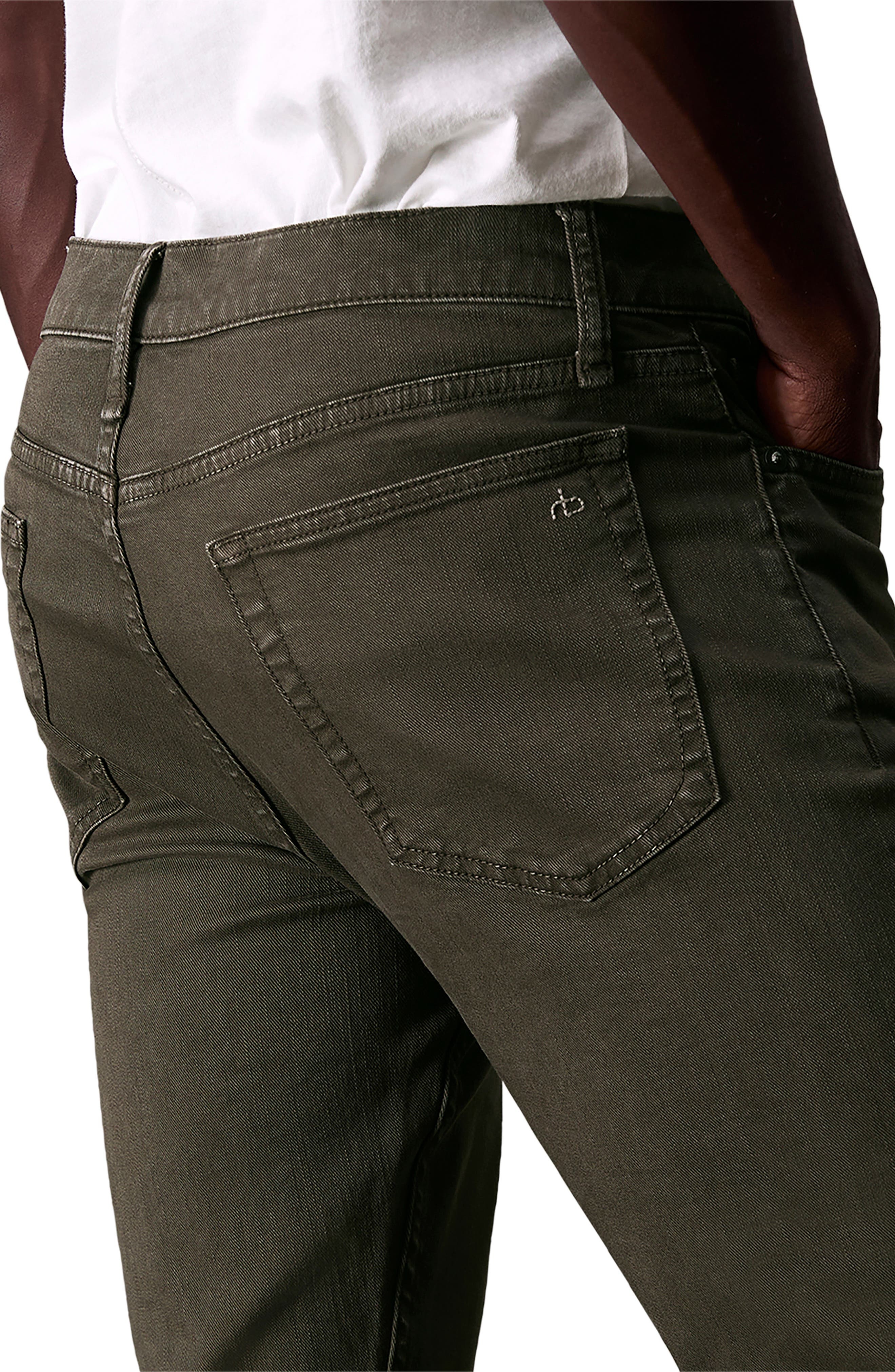rag & bone Fit 2 Authentic Stretch Slim Fit Jeans in Forest at Nordstrom - 4