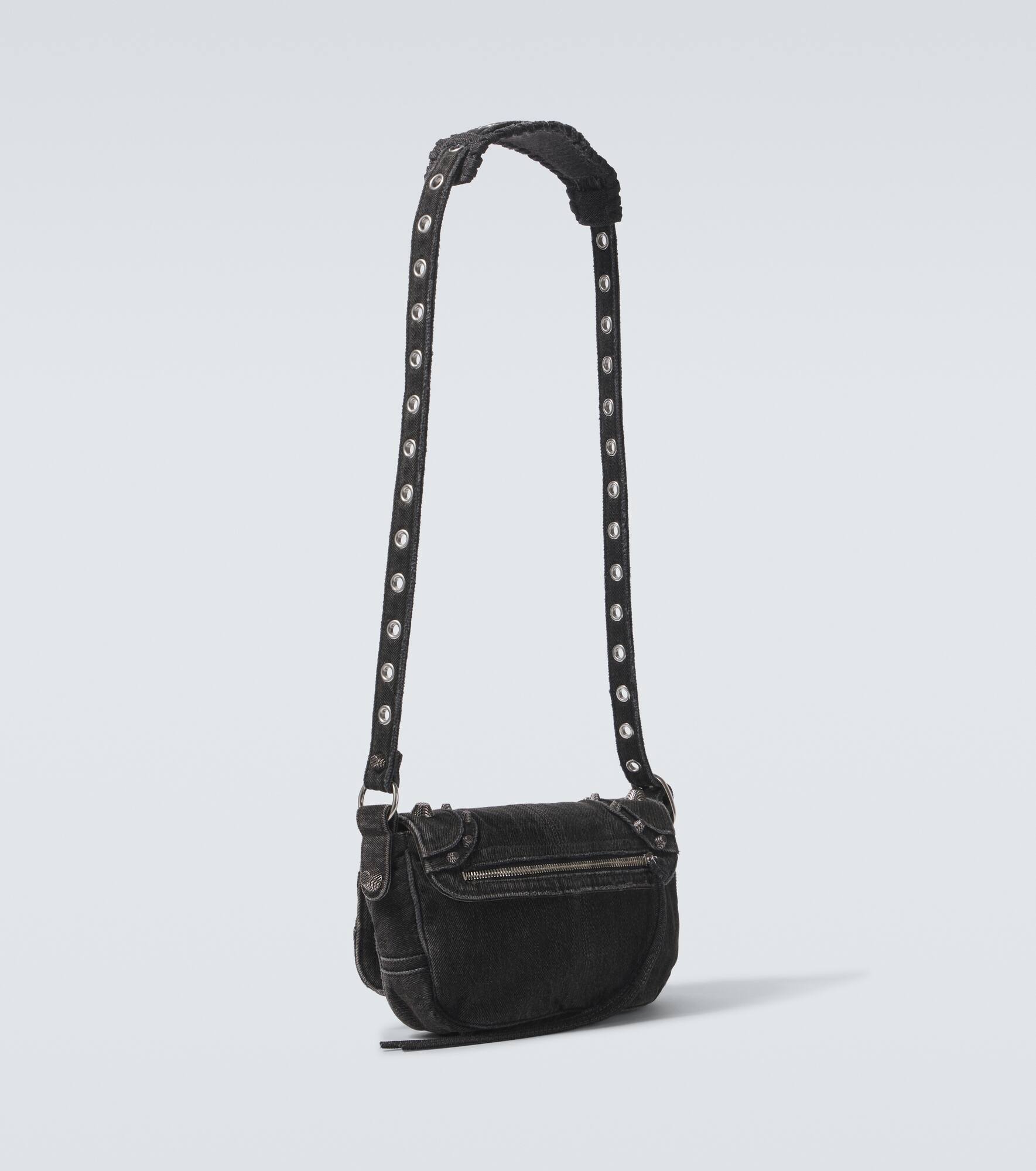 Le Cagole XS denim shoulder bag - 5