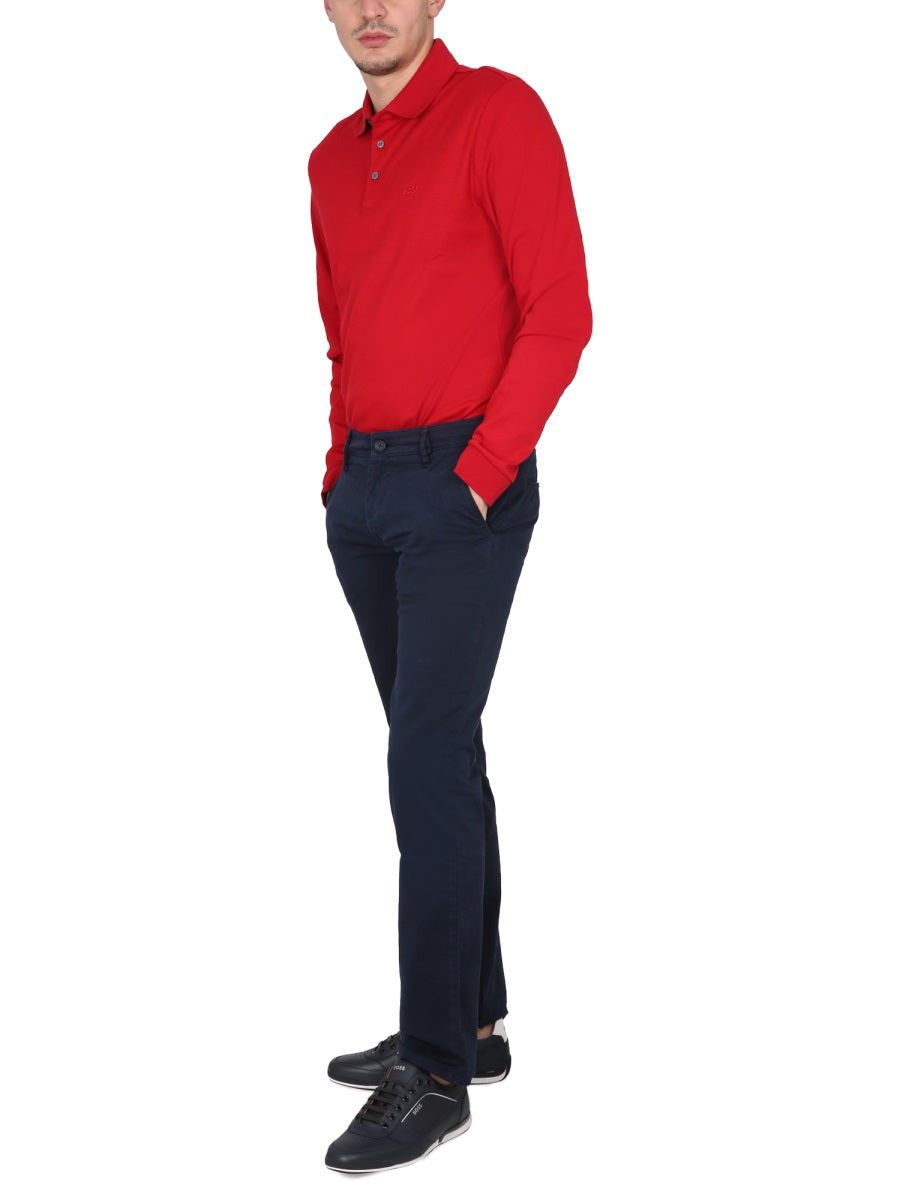 Boss Men Polo With Logo Embroidery - 2
