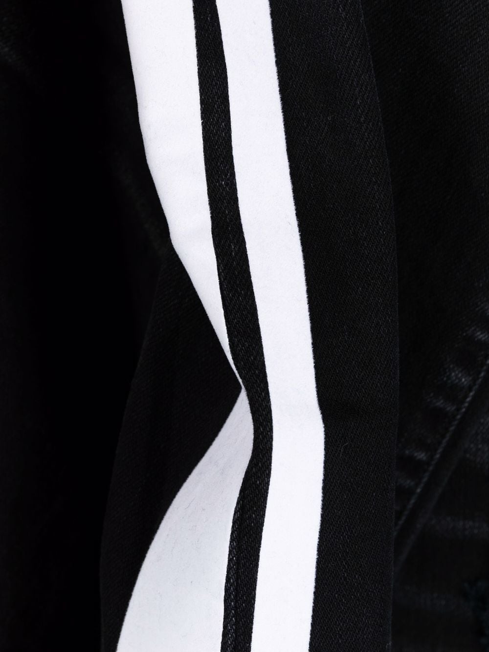 side stripe-detail jeans - 7