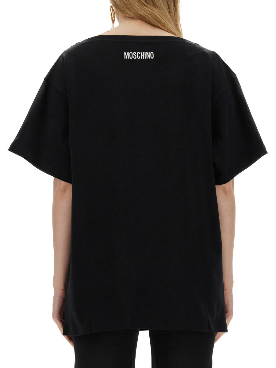 Moschino Women Interlock Body Print T-Shirt - 3