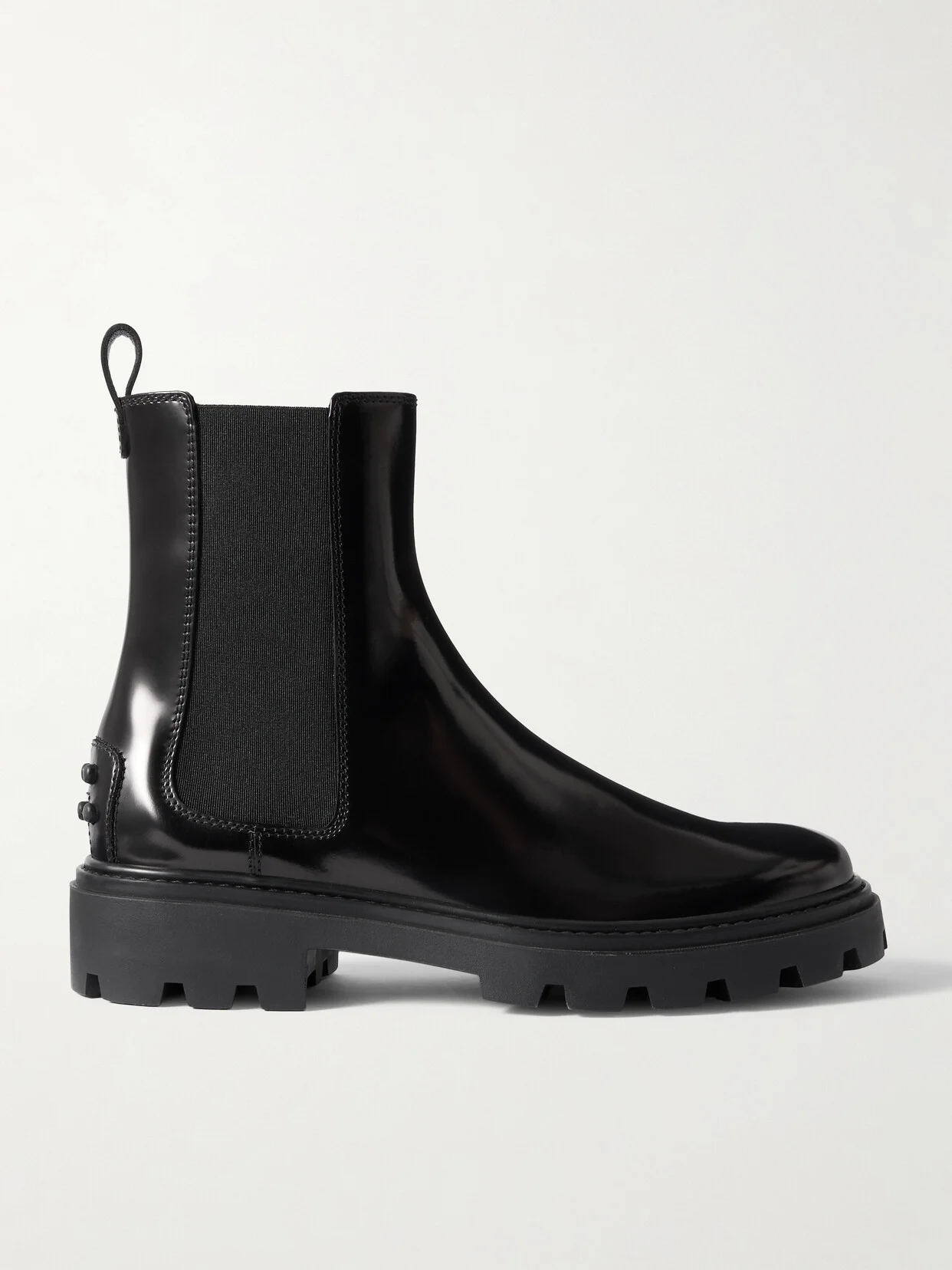 Gomma Pesante Glossed-leather Chelsea Boots - 1