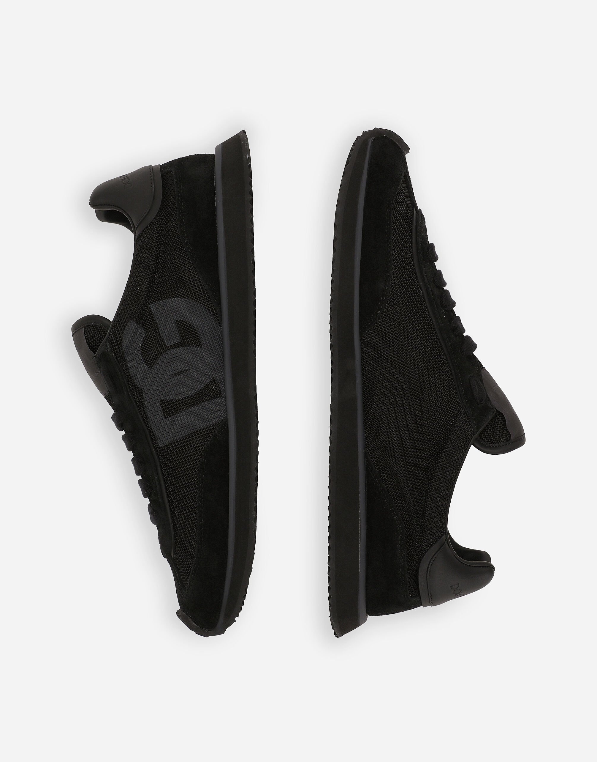 Mixed-material DG CUSHION sneakers - 5